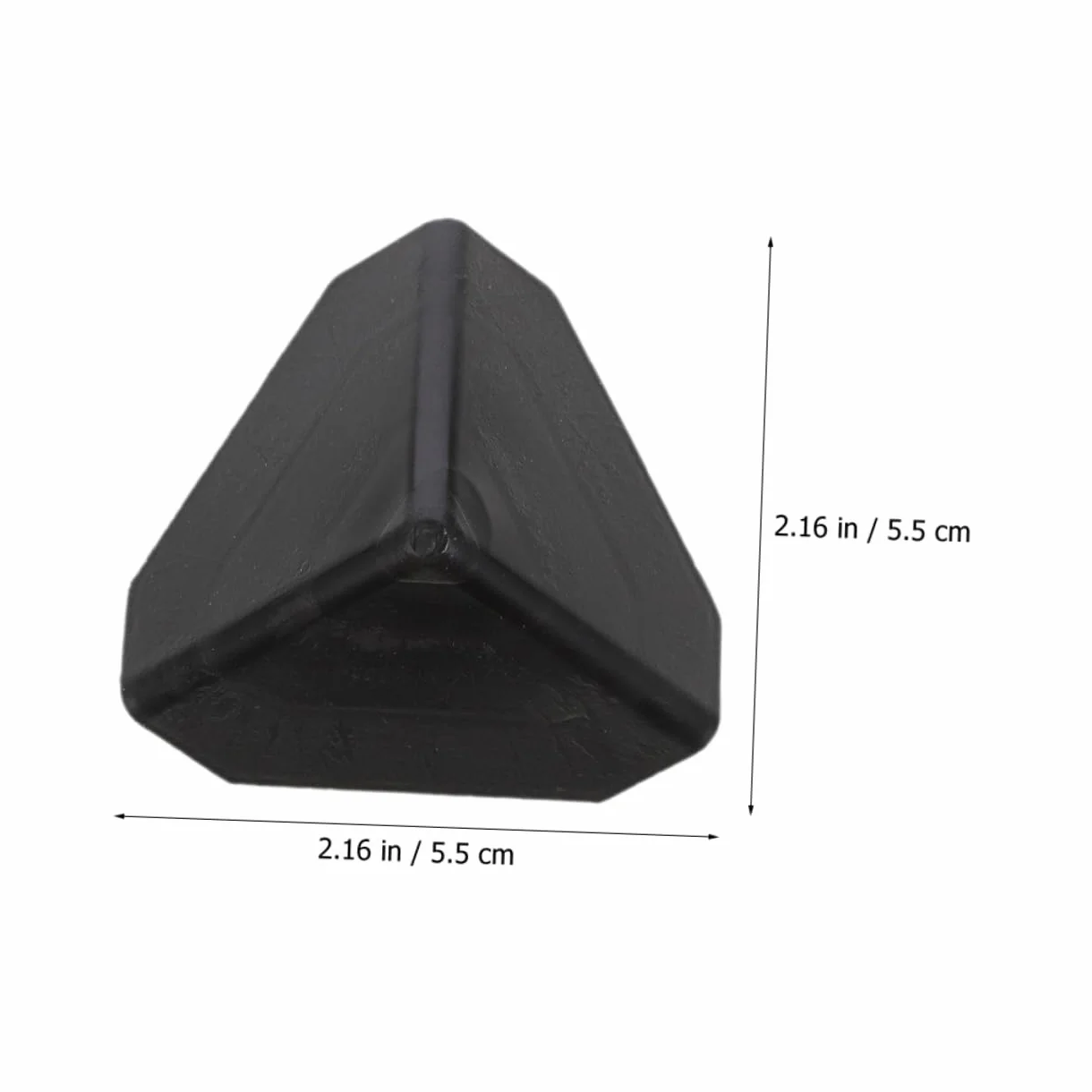 PRETYZOOM Protectores de Esquinas de Plástico Negro 100 Piezas para Cajas y Muebles
