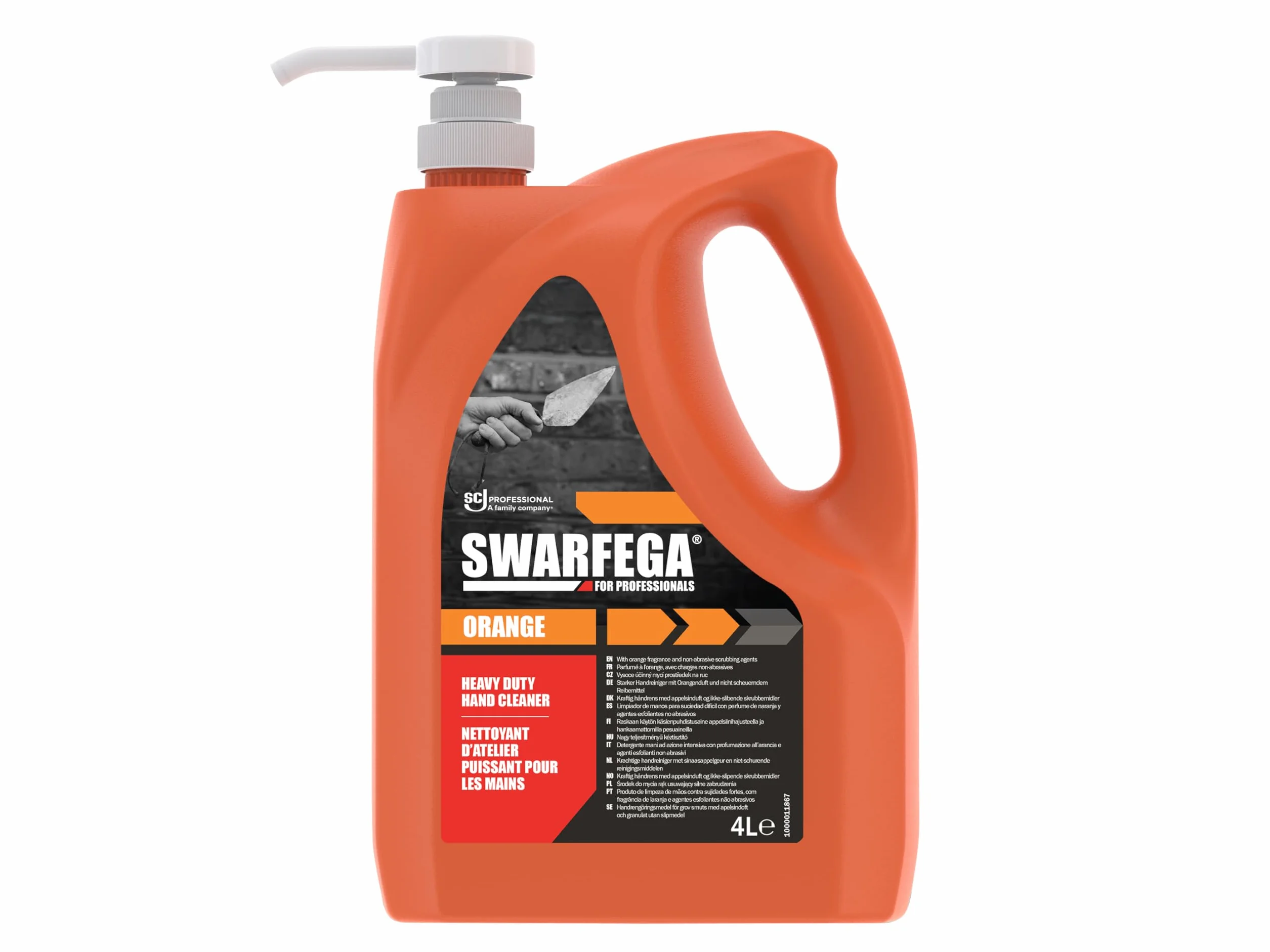 Swarfega Mano Limpiador Bomba 4L naranja