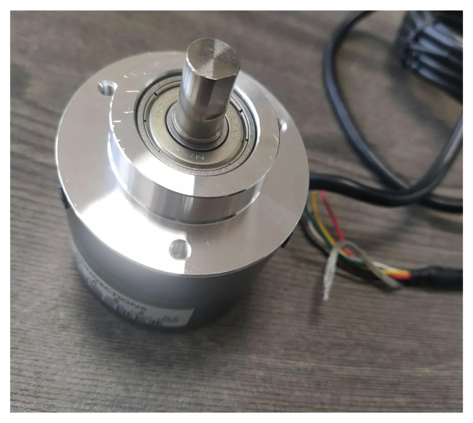 Encoder Rotatorio, Codificador Incremental Fotoeléctrico 5810 Diámetro Exterior 58 Mm Diámetro Del Eje 10 Mm 100-2500 Pulso(2000PPR)