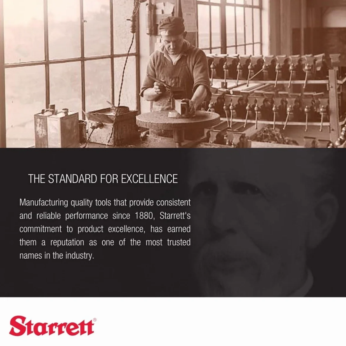 Starrett Micrómetro exterior T436.1XRL-2, tope de trinquete, tuerca de bloqueo, caras de carburo, rango de 1 a 2 pulgadas, graduación de 0.000 pulgadas, precisión de +/-0.000 pulgadas