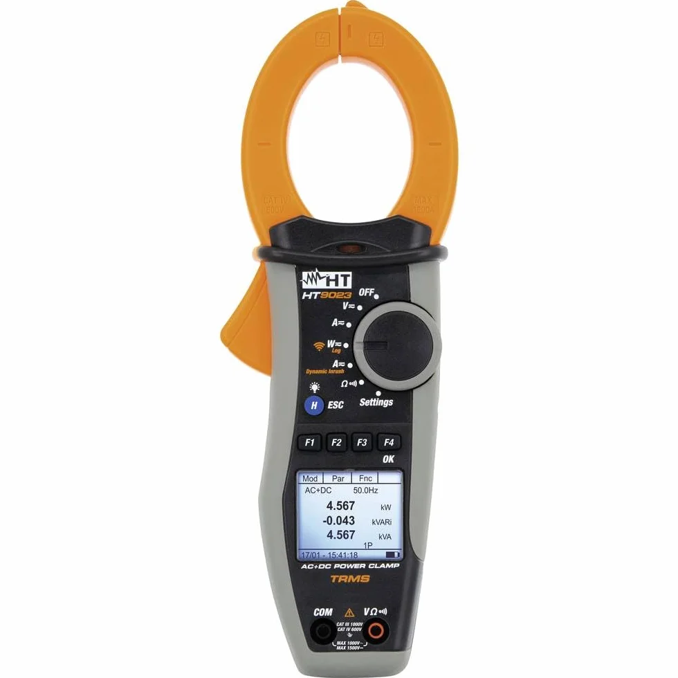 HT Instruments HT9023 - Alicates amperométricos digitales CAT III 1000V CAT IV 600V
