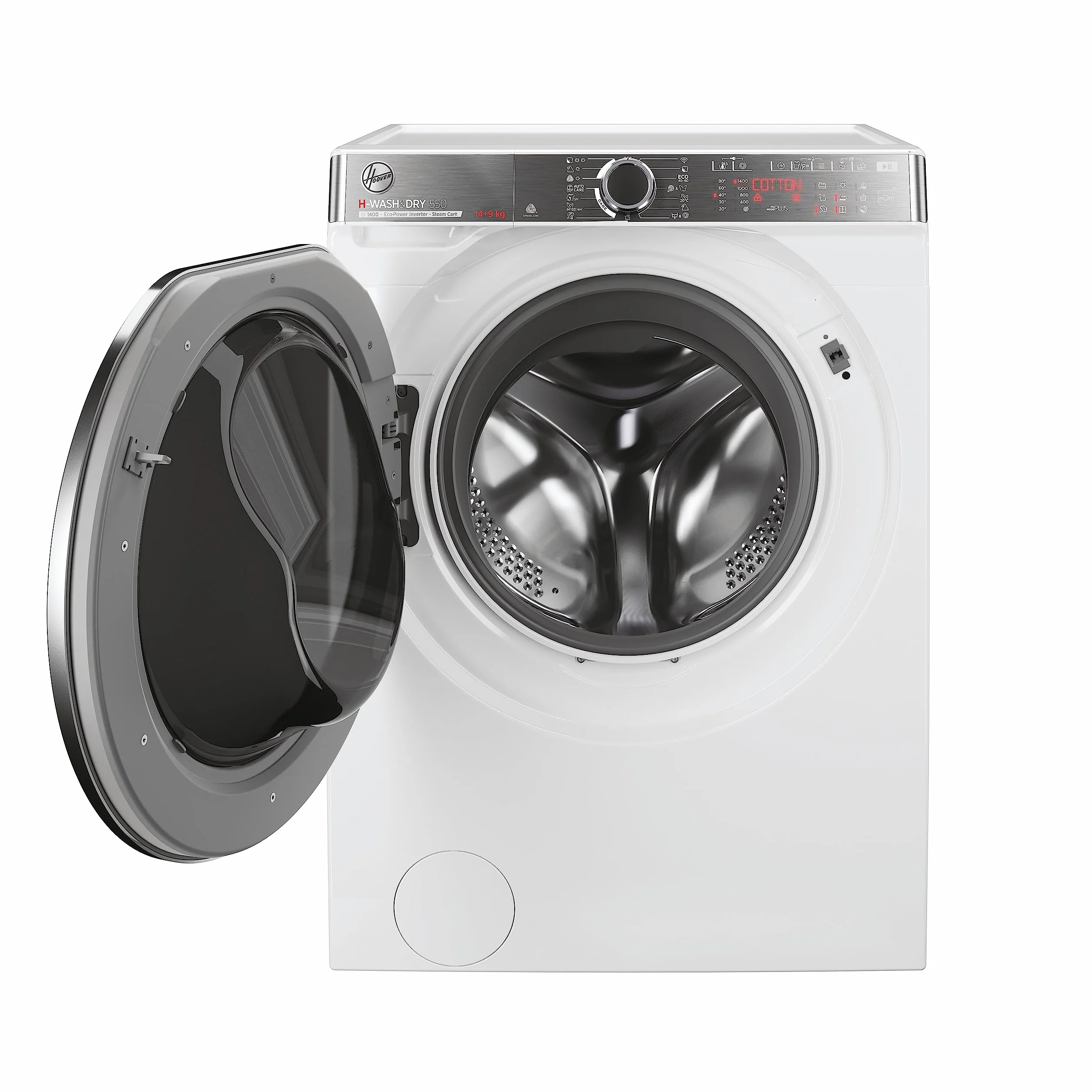 Hoover H-WASH&DRY 550 H5DPB4149AMBC-S Lavadora Secadora 14 kg 9 kg Active Steam Eco Power Inverter Motor WiFi Bluetooth