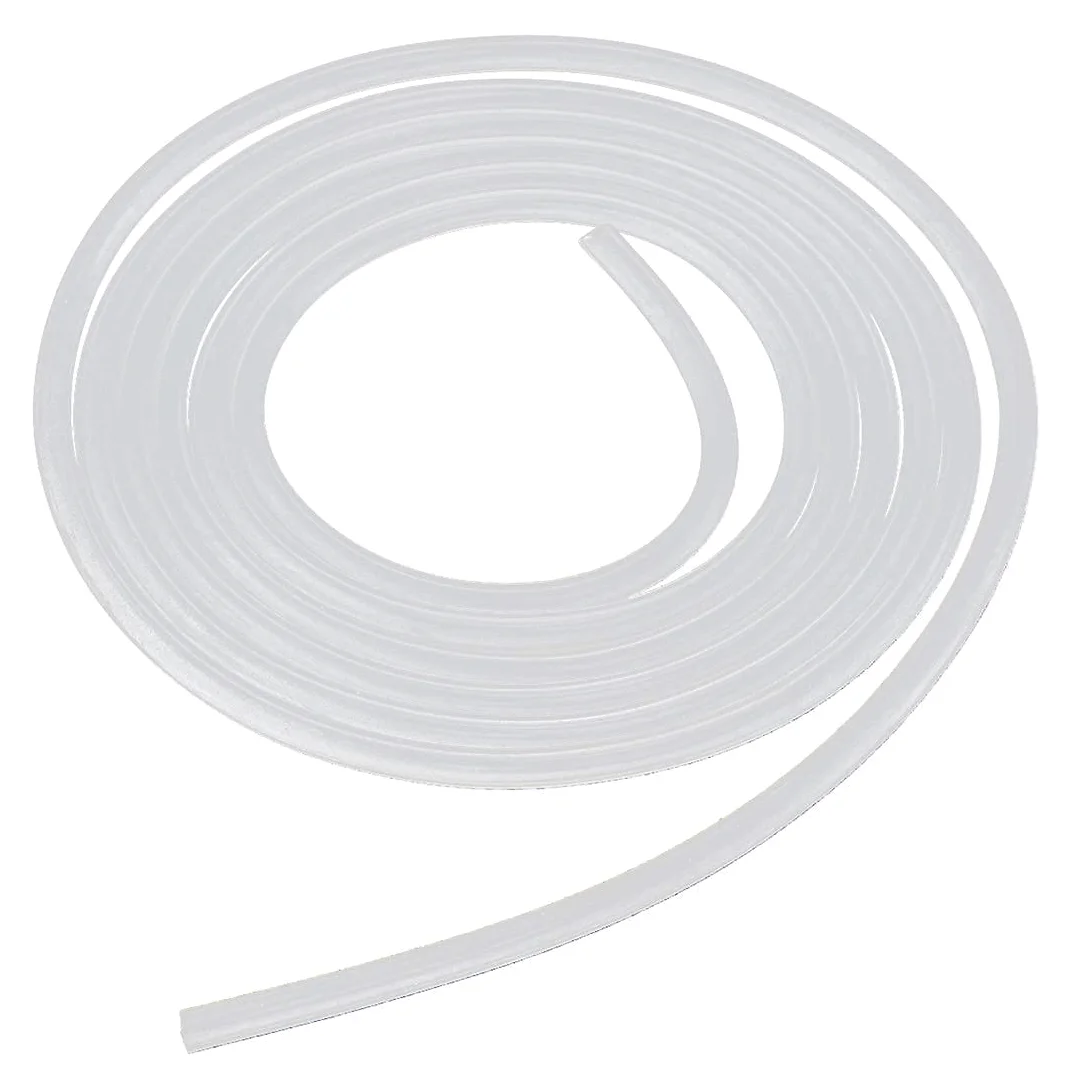 Tubo de silicona de 1/2 pulgada de diámetro interior, tubo de silicona de grado alimenticio de 1/2 pulgada de diámetro interior x 3/4 pulgadas de diámetro exterior de 25 pies, tubo de