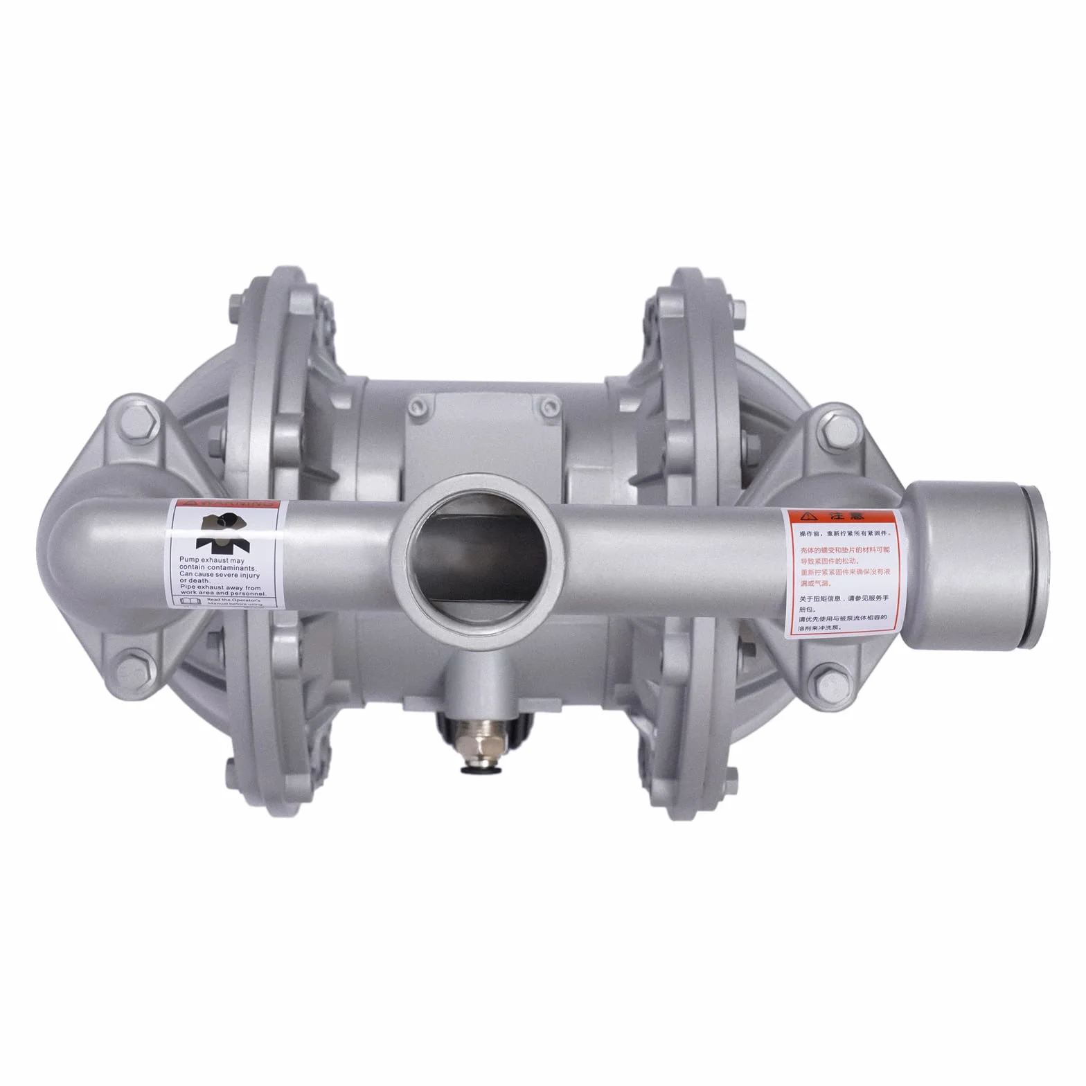 QBK-40L Aire Operado Doble Diafragma Bomba Neumática Bomba de Membrana Química,para agua y fluidos de petróleo de baja viscosidad, incluyendo diesel, queroseno, aceite de motor y algunos aceites