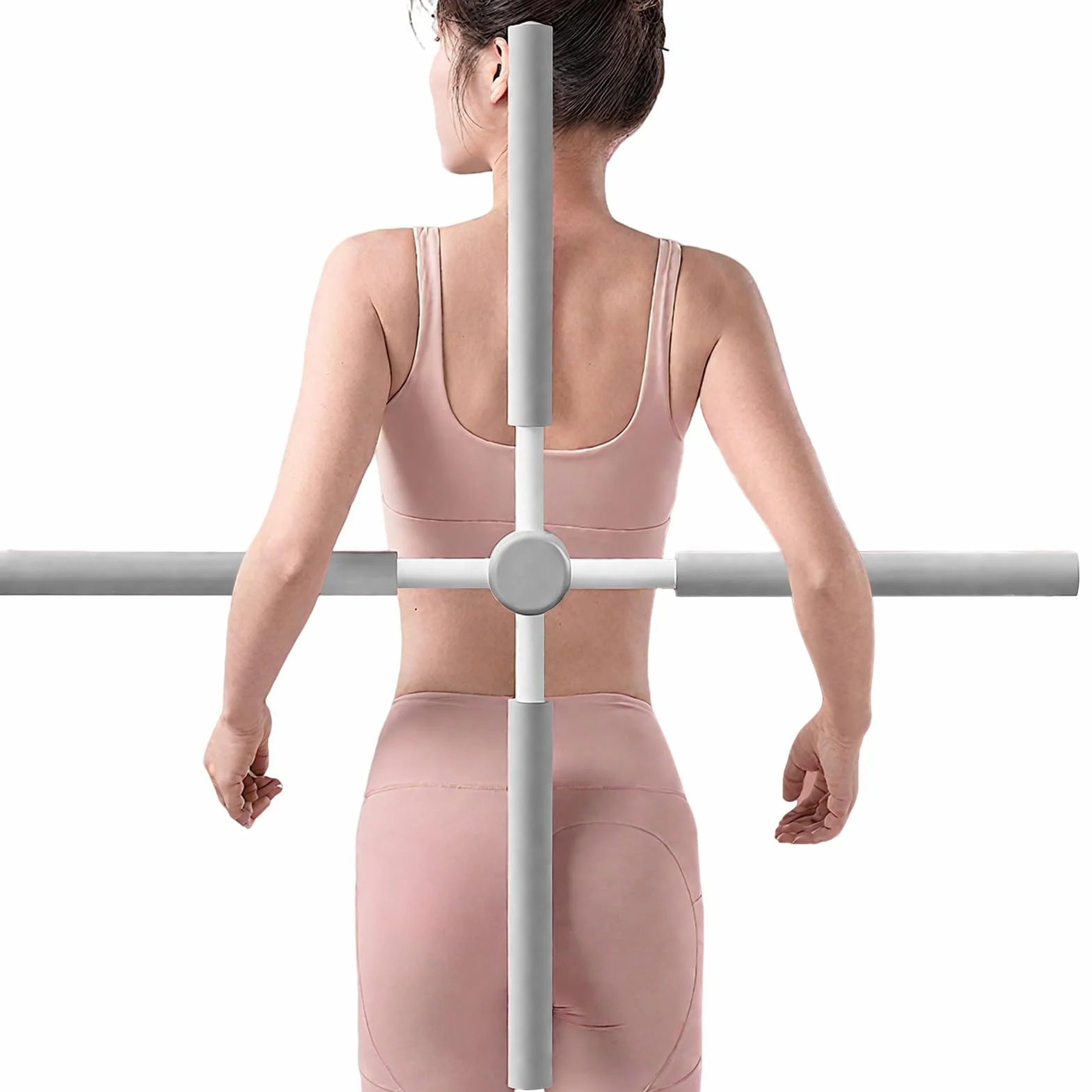 Antijoroba, corrector de postura, barra de yoga, corrector de postura, barra de yoga, pilates, para entrenamiento de cuerpo entero, gimnasio, estiramiento, esculpir
