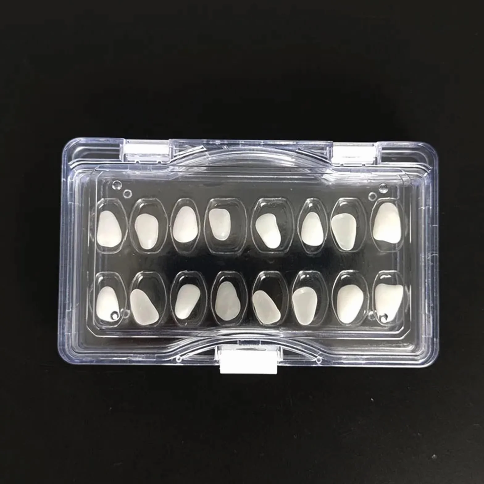 Caja Dental con película para dentadura, Material de Almacenamiento de Chapa, Herramientas dentales cosméticas, 40 Piezas