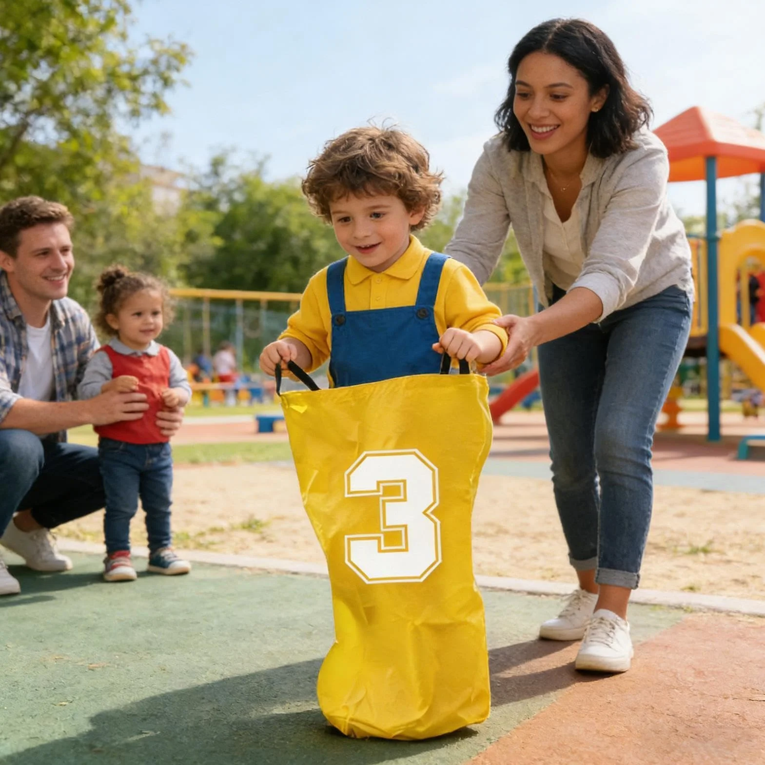 Bolsas De Carreras De Sacos De Patatas Numeradas - Juego De Carreras Al Aire Libre, Equipo Duradero para Césped
