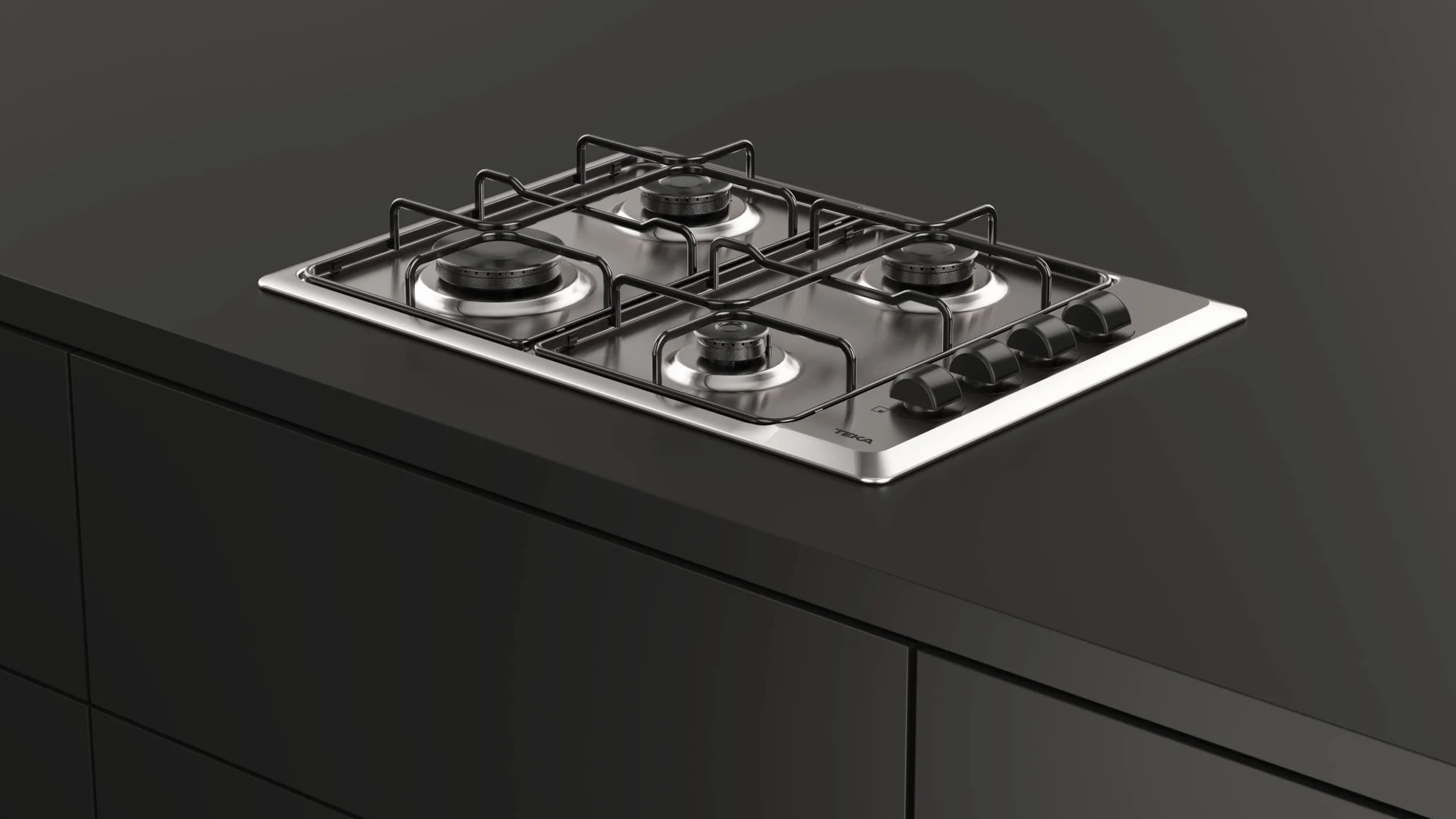 TEKA HLX 540 KL Placa de Gas Natural 60 cm 4 Quemadores Seguridad Termopar