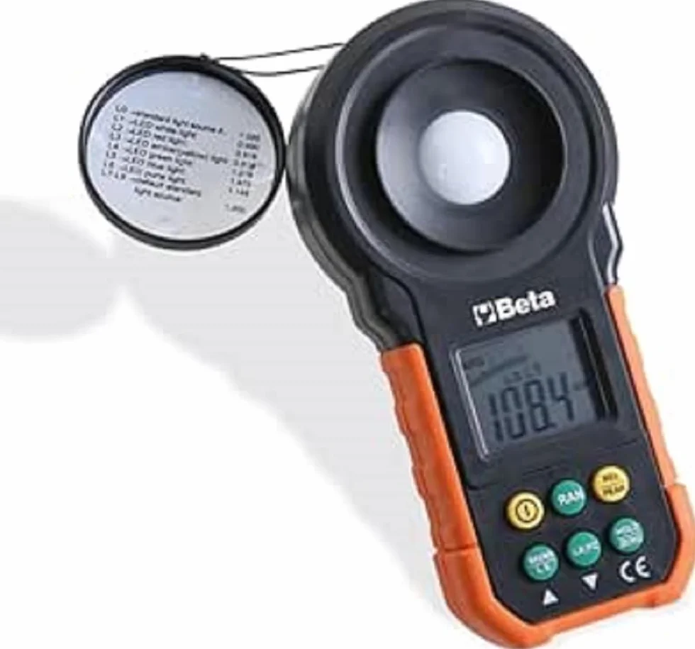 BETA 1760LX Luxímetro digital portátil con batería 9 V