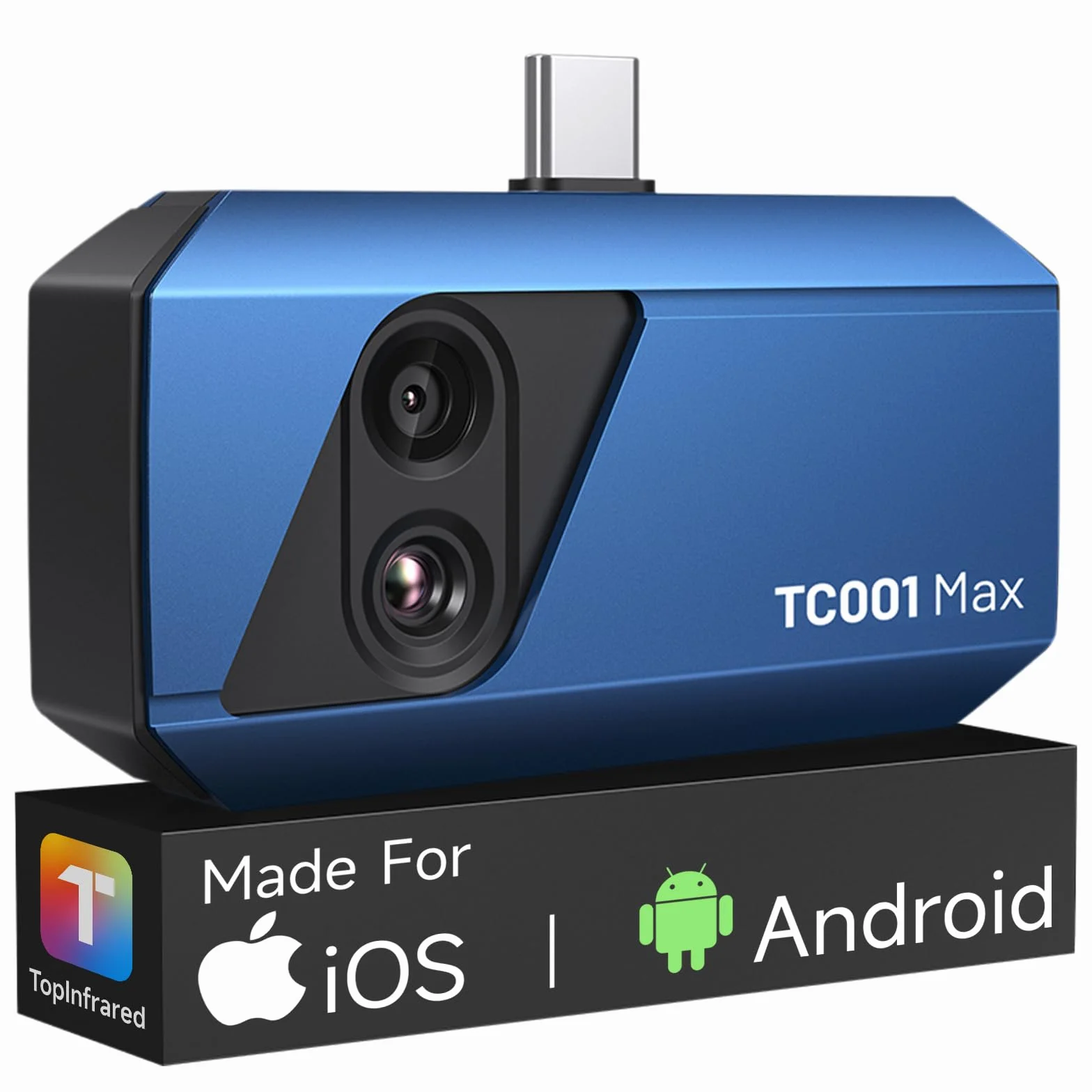 TOPDON TC001 Max Cámara Termográfica Infrarroja USB-C 1.5MP 512x384 25Hz -20℃ a 550℃ para Android iPhone