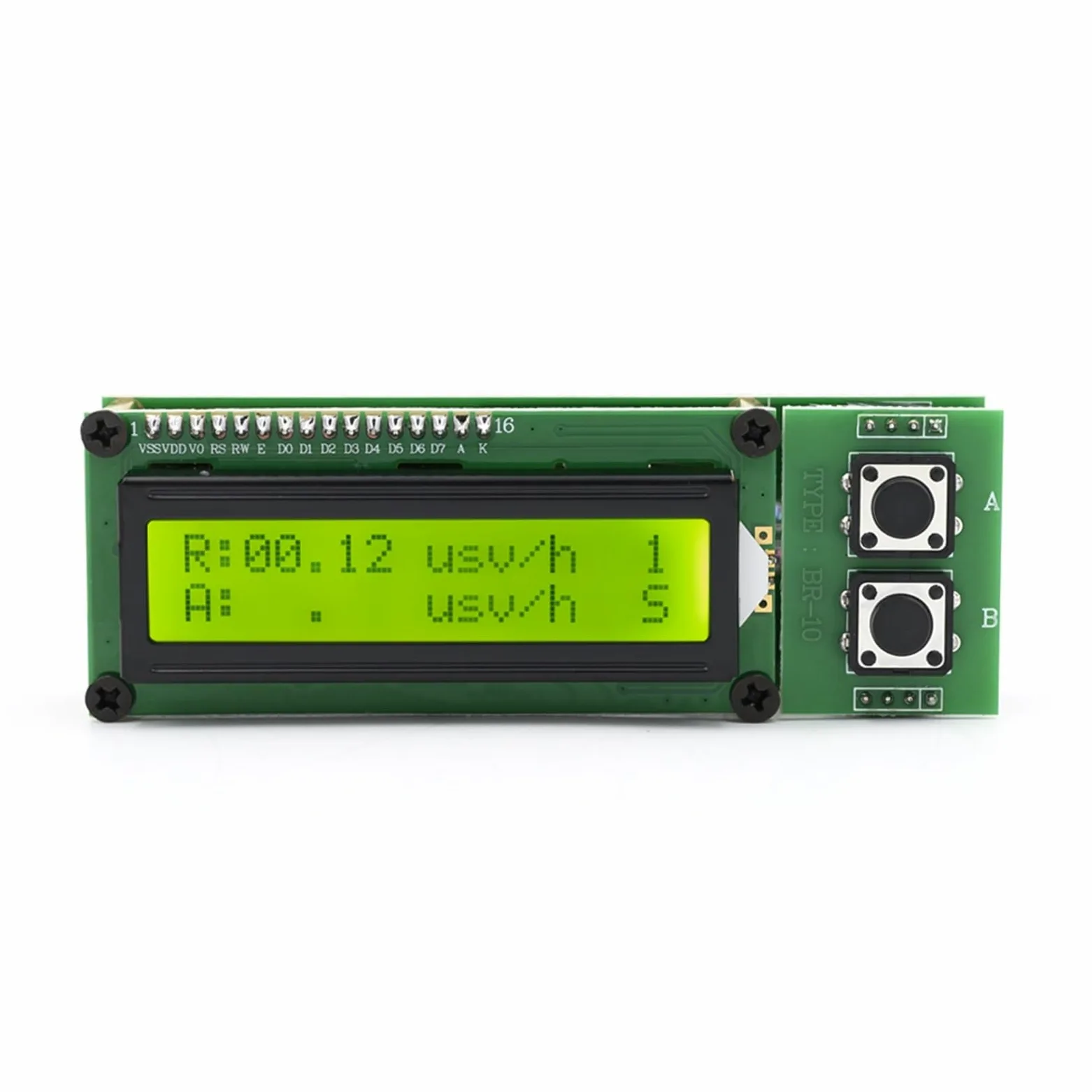 Detector de radiación Nuclear, medidor EMF, contador Geiger, probador de joyería de piedra, dosímetro Personal de radiación con línea de datos