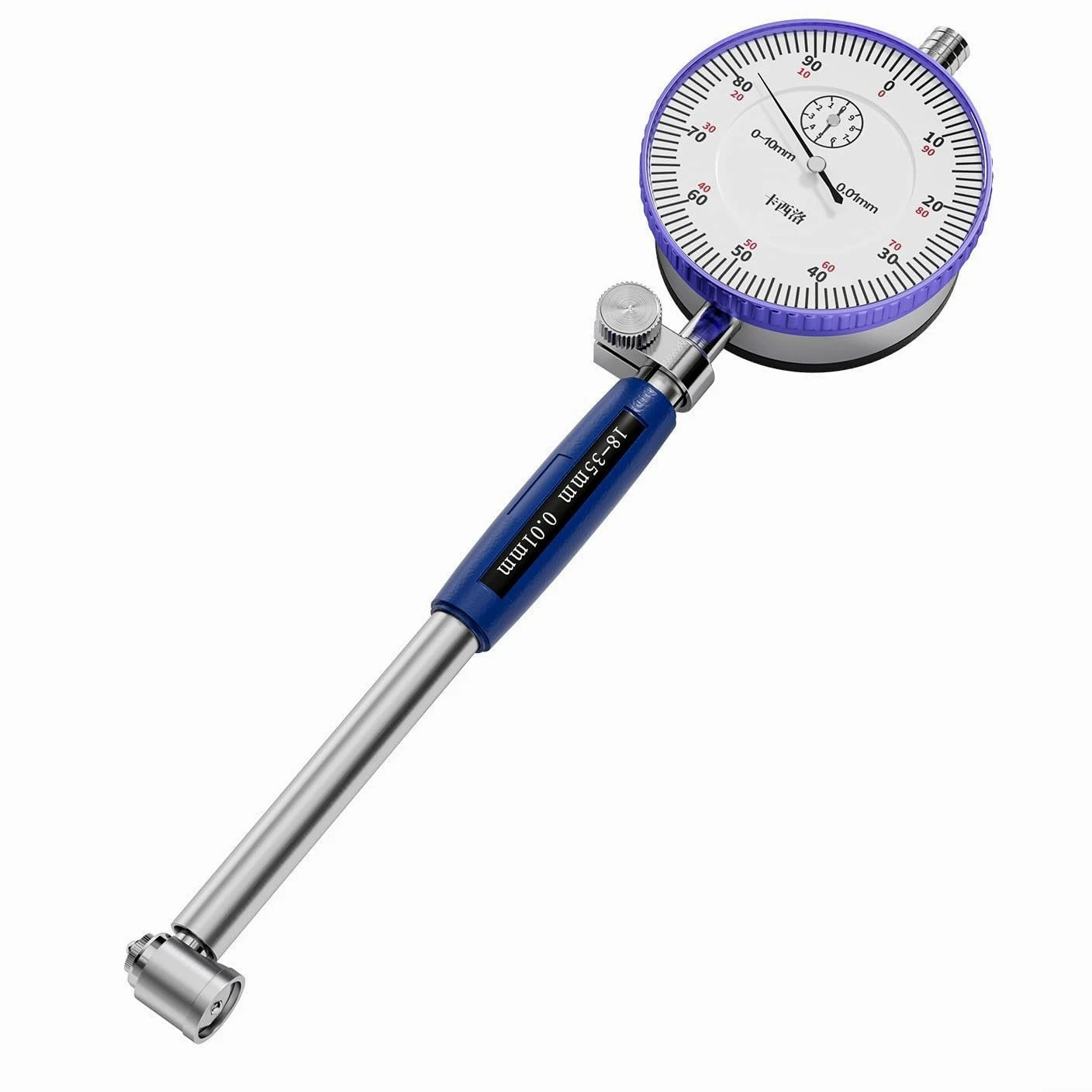 Medidor interno para juego de indicadores de dial de 10 a 450 mm, calibre de orificio de alta precisión para cilindros profundos de motor y reparación de automóviles (160-250 mm)