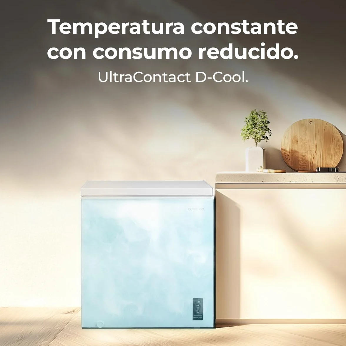 Cecotec Bolero CoolMarket Chest 198P Congelador Horizontal 198L Biały