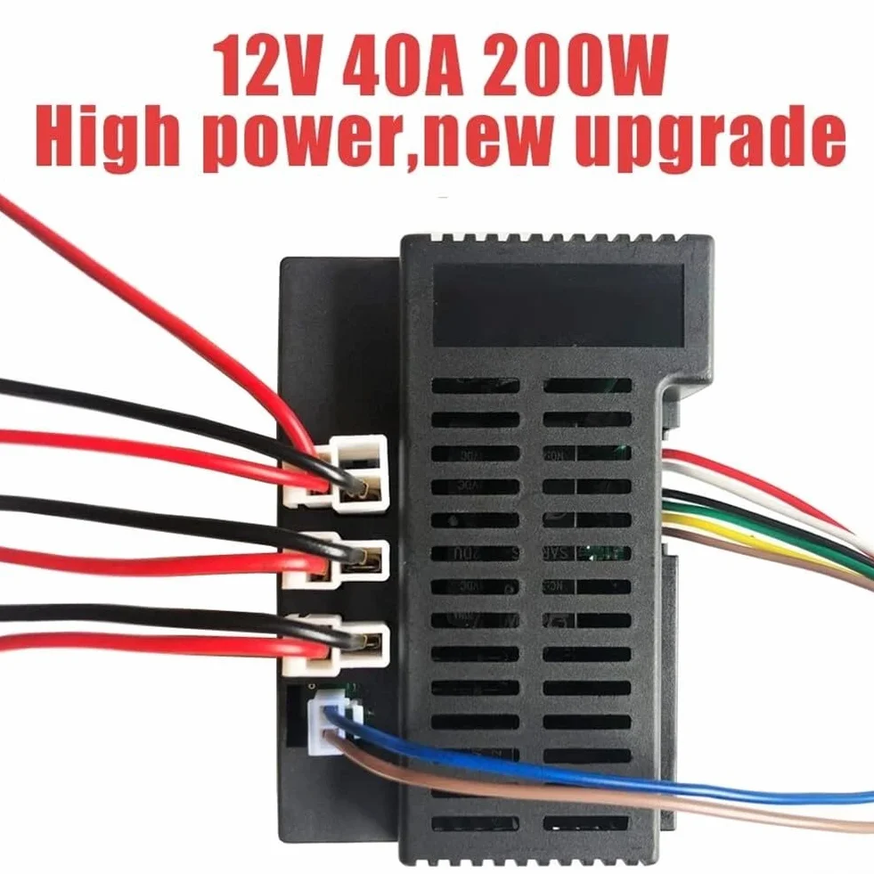 Arnés de cableado vehículo eléctrico niños 12V 40A 200W 2 kits control remoto 4G