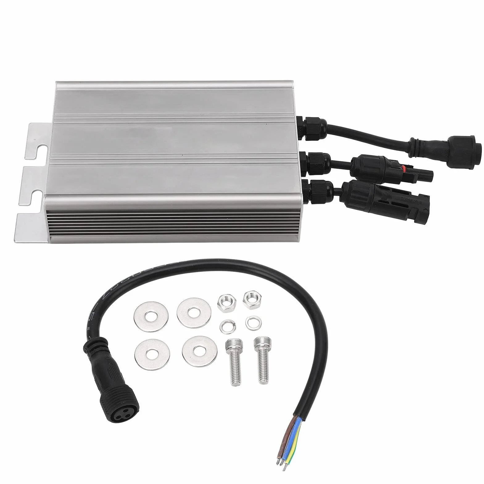 Microinversor Solar, 93% de Eficiencia de Conversión Micro Inversor de Conexión a Red Solar AC230V Onda Sinusoidal Pura MPPT para Oficina (500W)