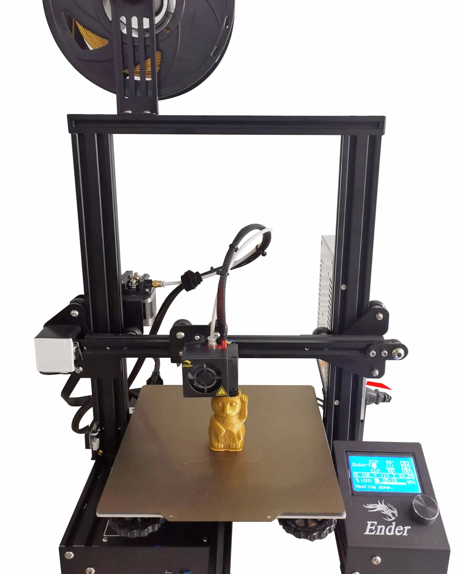 Perfil de aluminio extrusión carril lineal 2020 V negro estándar europeo 700 mm para impresoras 3D CNC