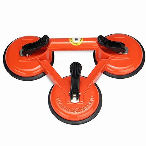 145Kg Heavy Duty 3 Ventosa Triple Pad Sucker Plate Glass Lifter Carrier Tool