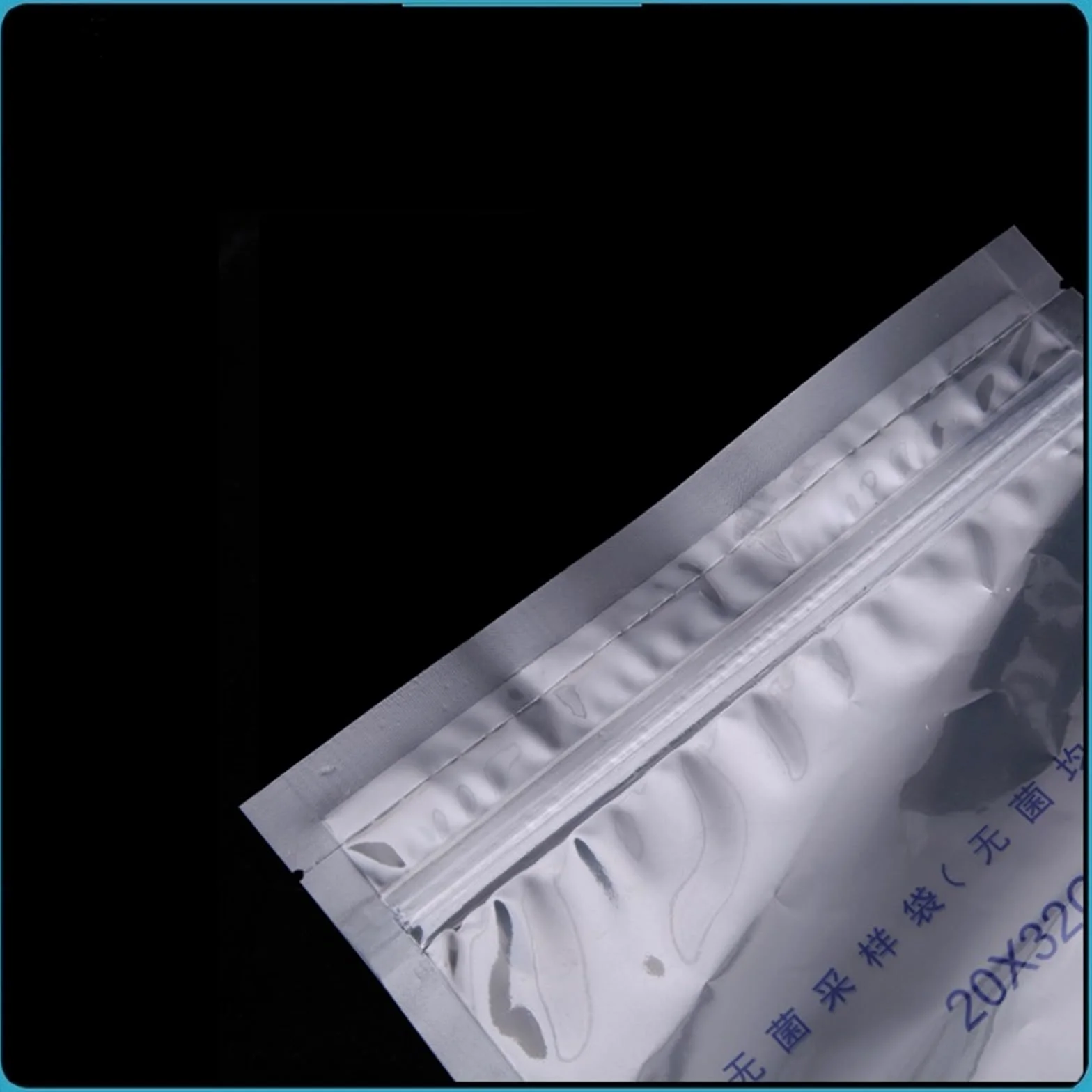 equipo de laboratorio Bolsa de muestreo aséptica homogénea estéril con tira de sellado de 20 cm x 32 cm for homogeneización de muestreadores de 400 ml, bolsa de PE, 100 unidades/paquete