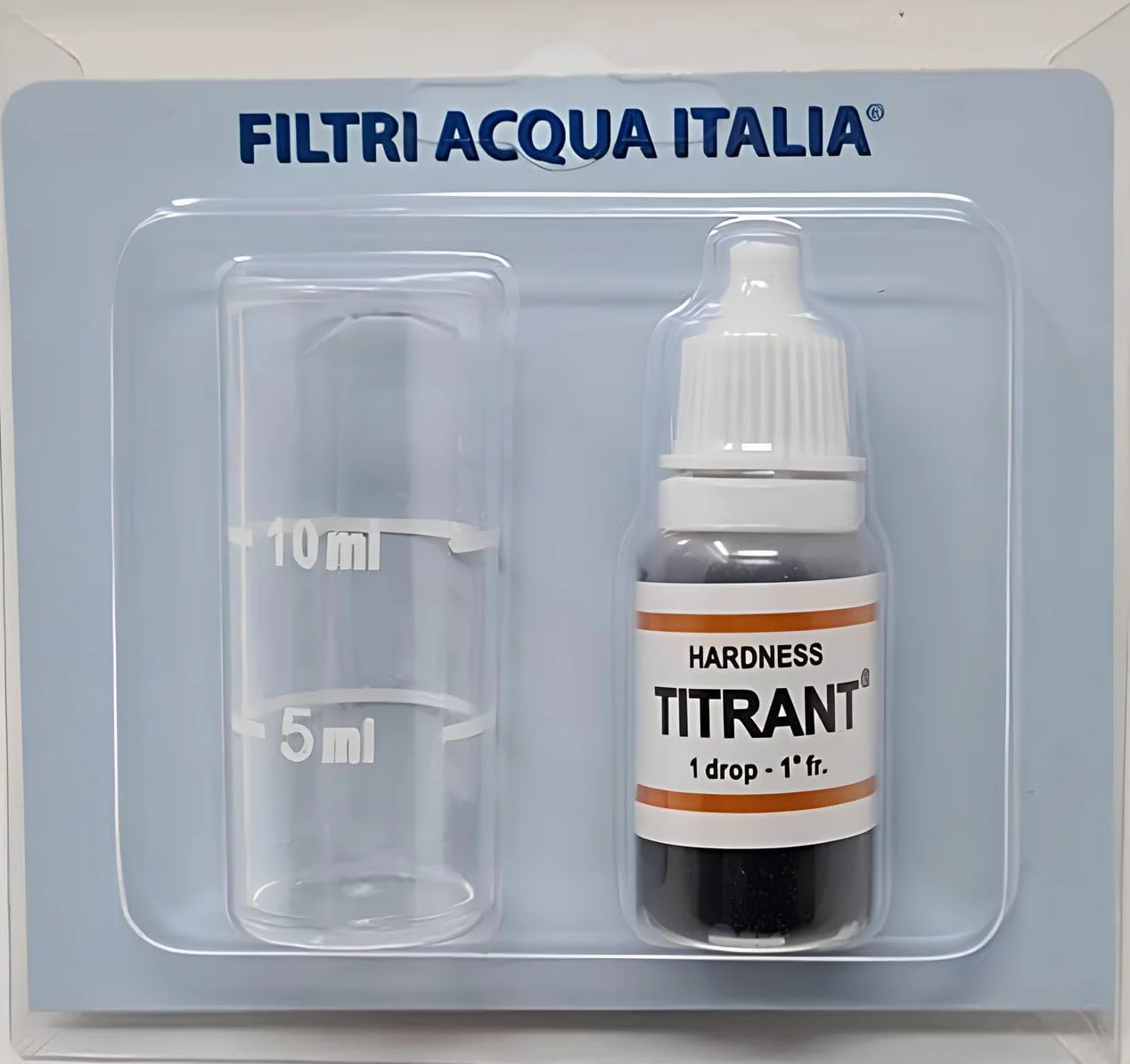 Kit análisis dureza agua Titrant grados franceses medir cal