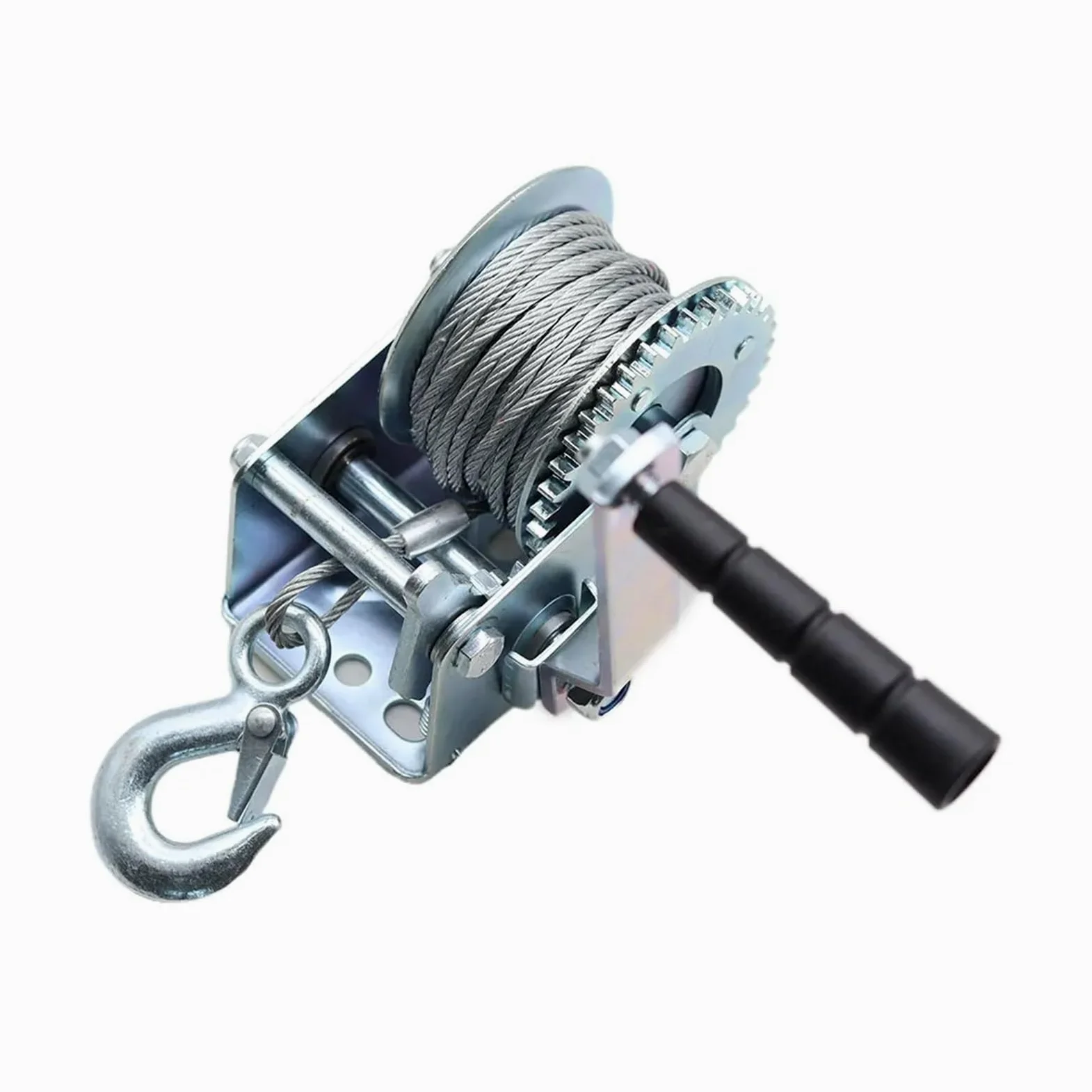 Cabrestante de tracción Herramienta manual for cabrestante, manivela, engranaje, cabrestante, barco, camión, automático, manual, cabrestante, eslinga de elevación manual Ideal para rescate de vehículo