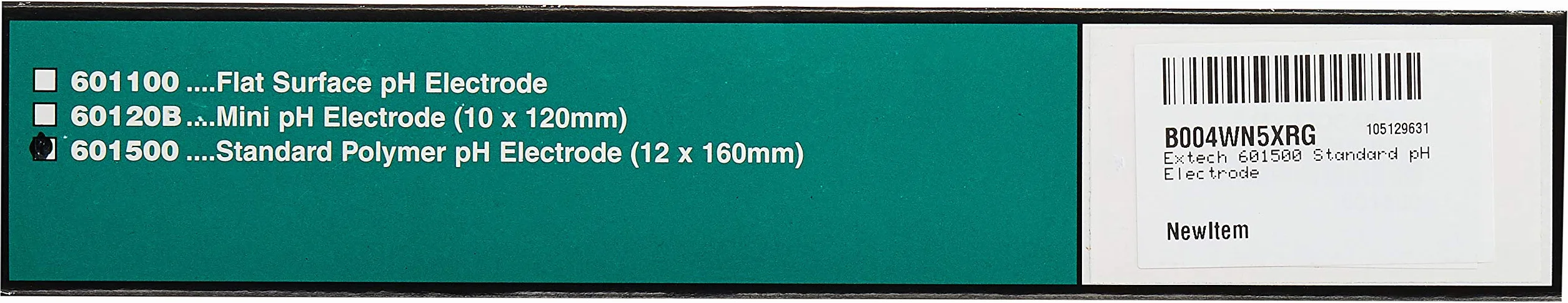 Extech 601500 Electrodo para pH estándar 12 x 160 mm