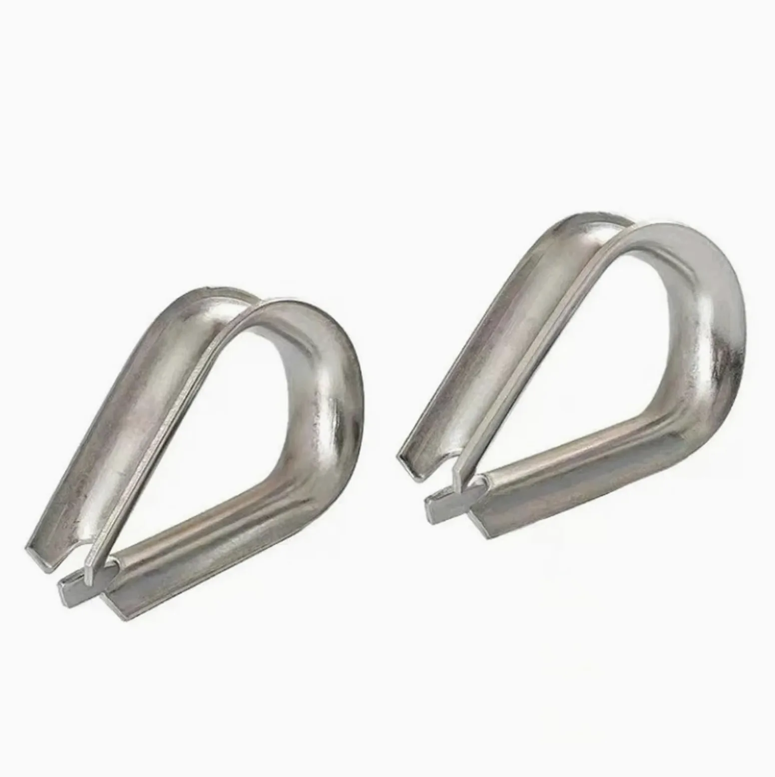 Guardacabos de acero inoxidable, 1-100 piezas 304 Abrazadera bloqueo cable Manga protectora M2-M32(M16 (10Pcs))