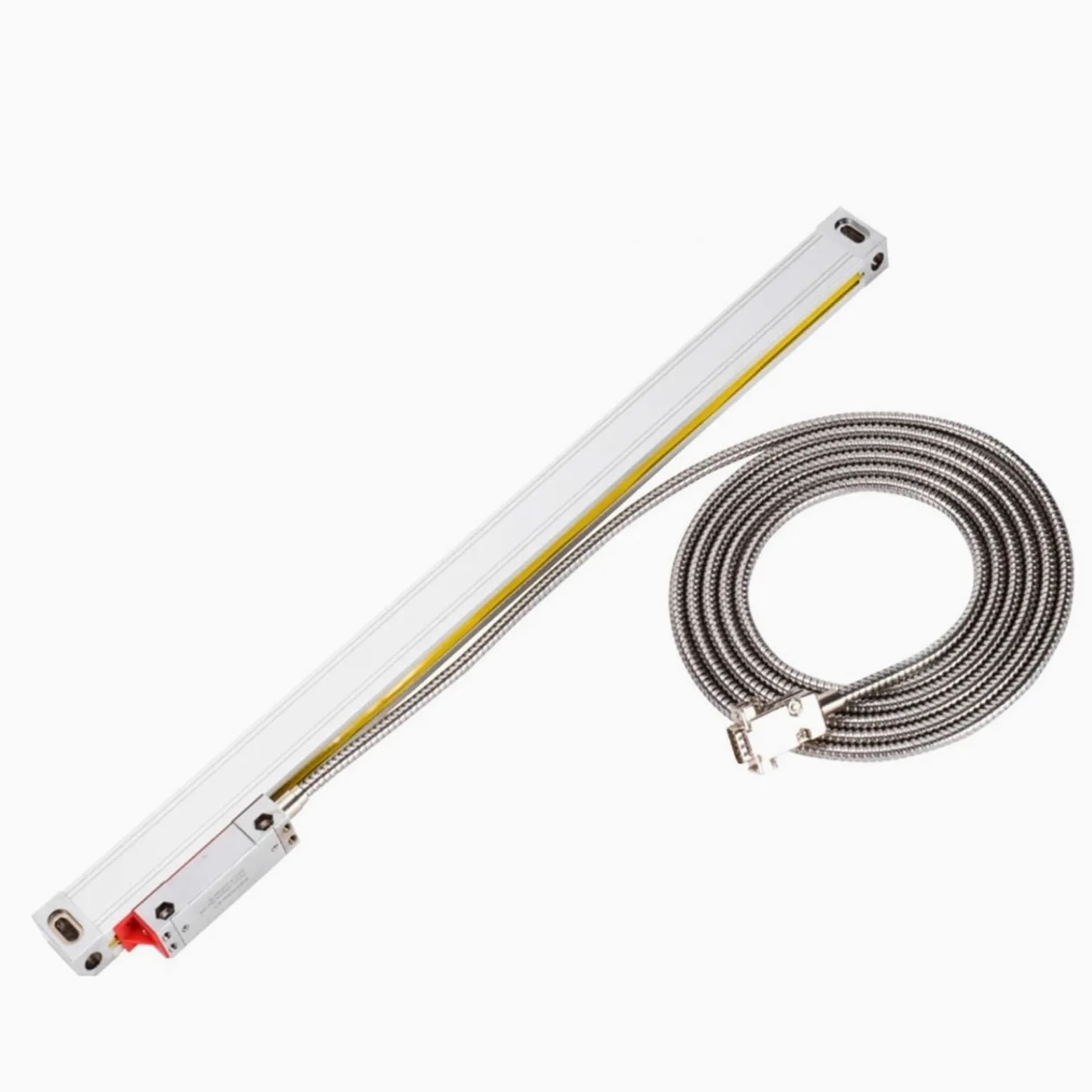 OPFVUJIKX Codificador DRO ABZ de 5 micras con e Lineal de Alta precisión de 0,005 mm y Regla de Rejilla óptica de 850 mm, 900 mm, 950 mm y 1000 mm.(Travel 900mm)