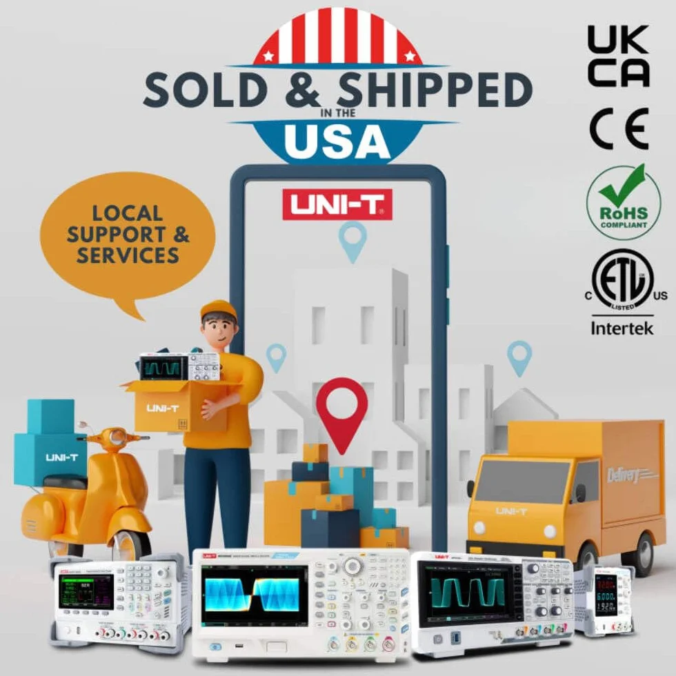 Uni-T UDP3305S-E - Fuente de alimentación de Laboratorio Lineal programable DC con 4 Canales, 328 W, resolución de 10 mV, 1 mA; Voltaje: <0,3%+20 mV de Corriente<0,2%+5 mA de precisión de Ajuste