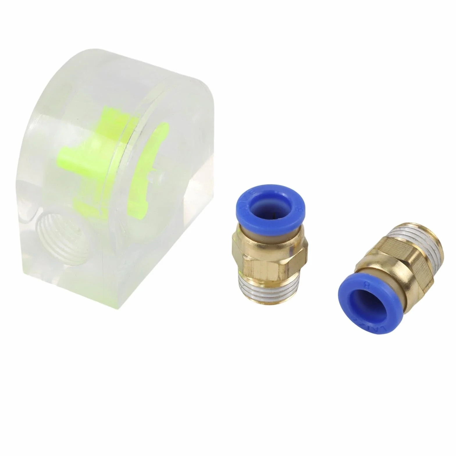 Acrílico Medidor de Flujo de Agua 8 mm para Sistemas de Refrigeración Líquida CNC