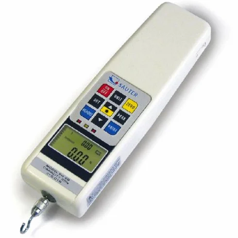 Instrumento universal digital de medición de fuerzas de tracción y de compresión [Sauter FH 2] con RS-232, Campo de medición [Max]: 2 N, Lectura [d]: 0,001 N