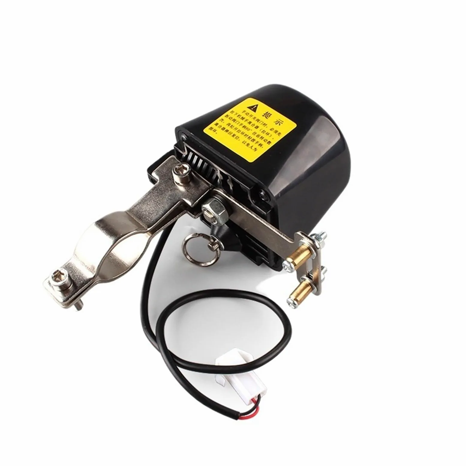 Válvula De Cierre For Tubería De Gas De 1/2" Y 3/4" Con Control Eléctrico De 12 V For Corte De Alarma De Gas/agua(1/2")