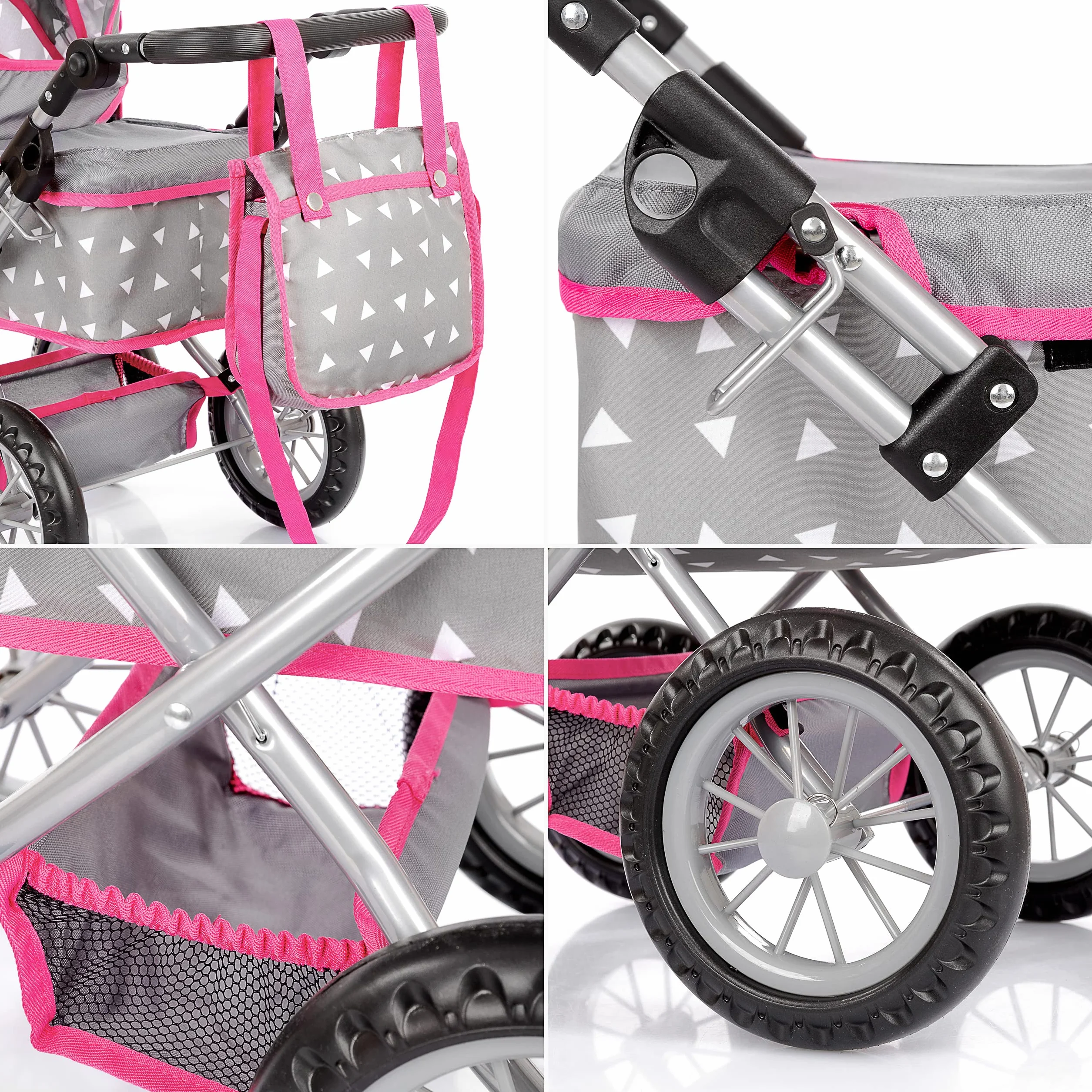 Kinderplay Cochecito para Muñecas Carrito Bebe Juguetes