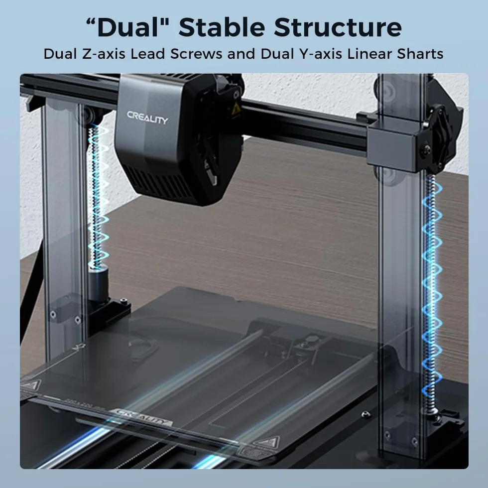 Creality Ender 3 V3 SE Impresora 3D, 250mm/s Velocidad de Impresión Impresoras 3D con CR Touch Nivelación Automática, Sprite Extrusor Directo Doble Eje Z y Eje Y, Impresión 8.66 * 8.66 * 9.84in