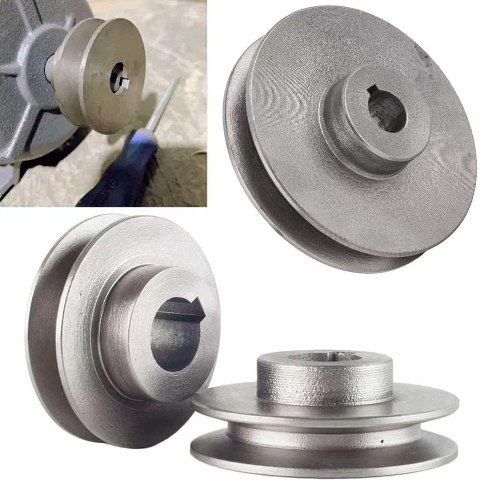Polea de una sola ranura de hierro fundido V-Belt Rueda de transmisión para compresor de aire