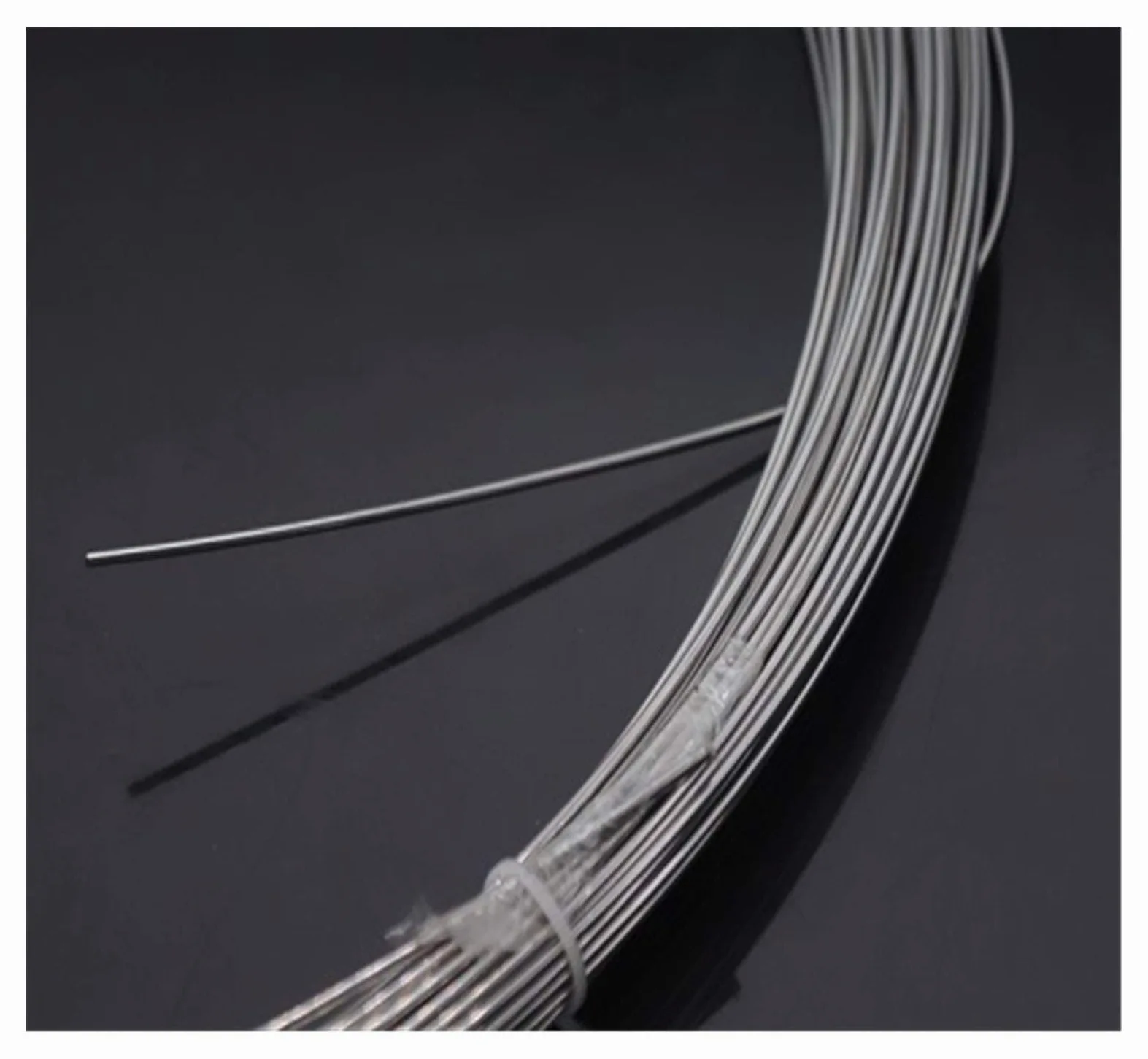 Cable Acero Plastificado,Cable Acero 0,1 mm 4-304 1kg Más suave alambre de acero inoxidable, individual y recocido(0.12MM)