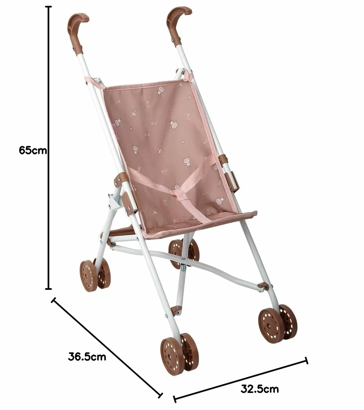 ARIAS Sillita de Paseo Bear Plegable Ligera 27x47x58 cm Juguete Niños +3 años