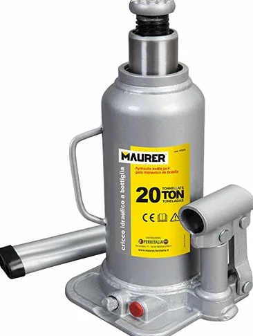 MAURER Crich Hidráulico Gato de Botella 20000 kg (20 Ton) - Elevación 242-452 mm