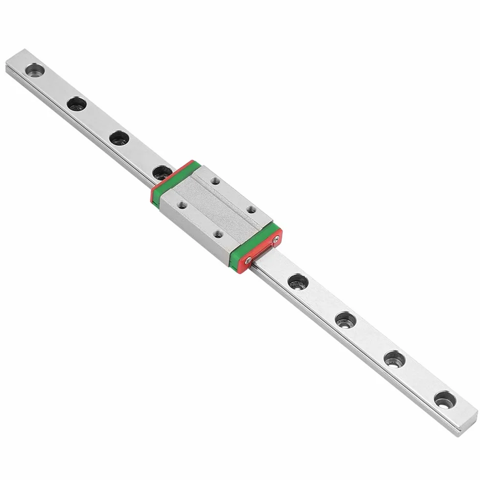 Carril guía lineal en miniatura LML9H 200 mm, 9 mm, bloque deslizante, movimiento lineal compacto, 4 contacto