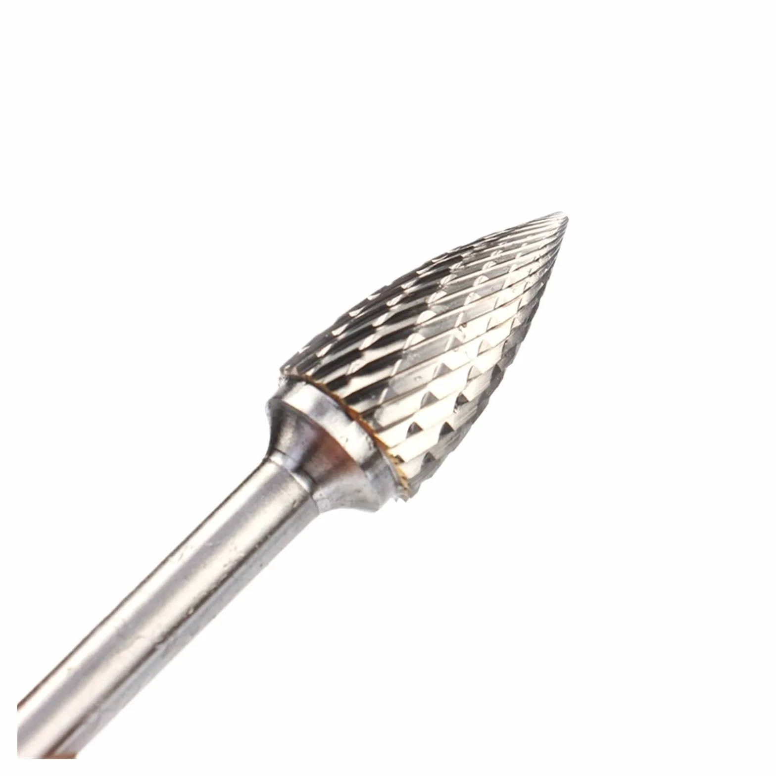 Fresa de carburo Lima rotativa de doble ranura de acero de tungsteno, cabezal de molienda for tallado, fresa for Metal duro de aleación de cobre(GX1020M06)