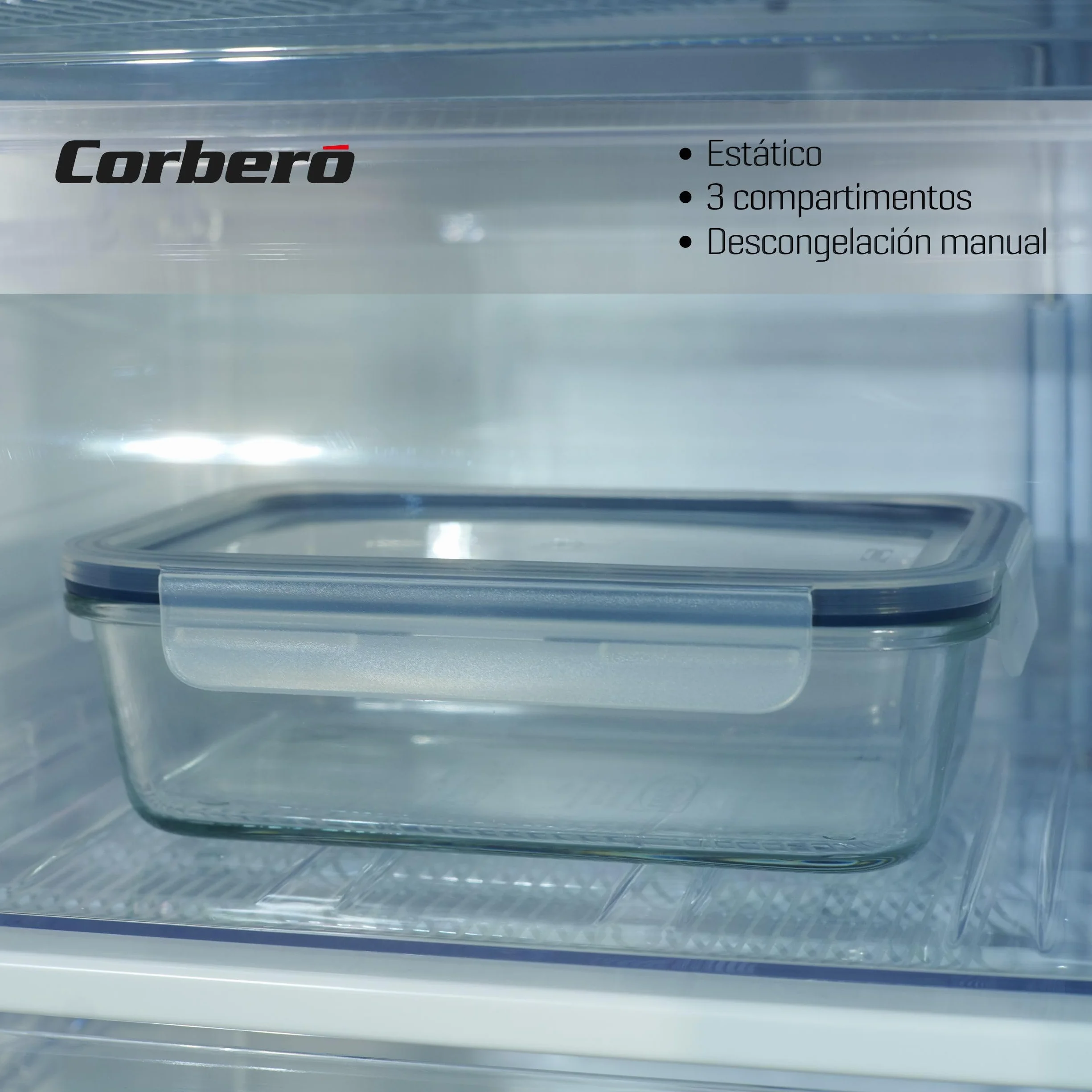 Corberó Congelador Vertical CCVH824W 60L 85cm Blanco