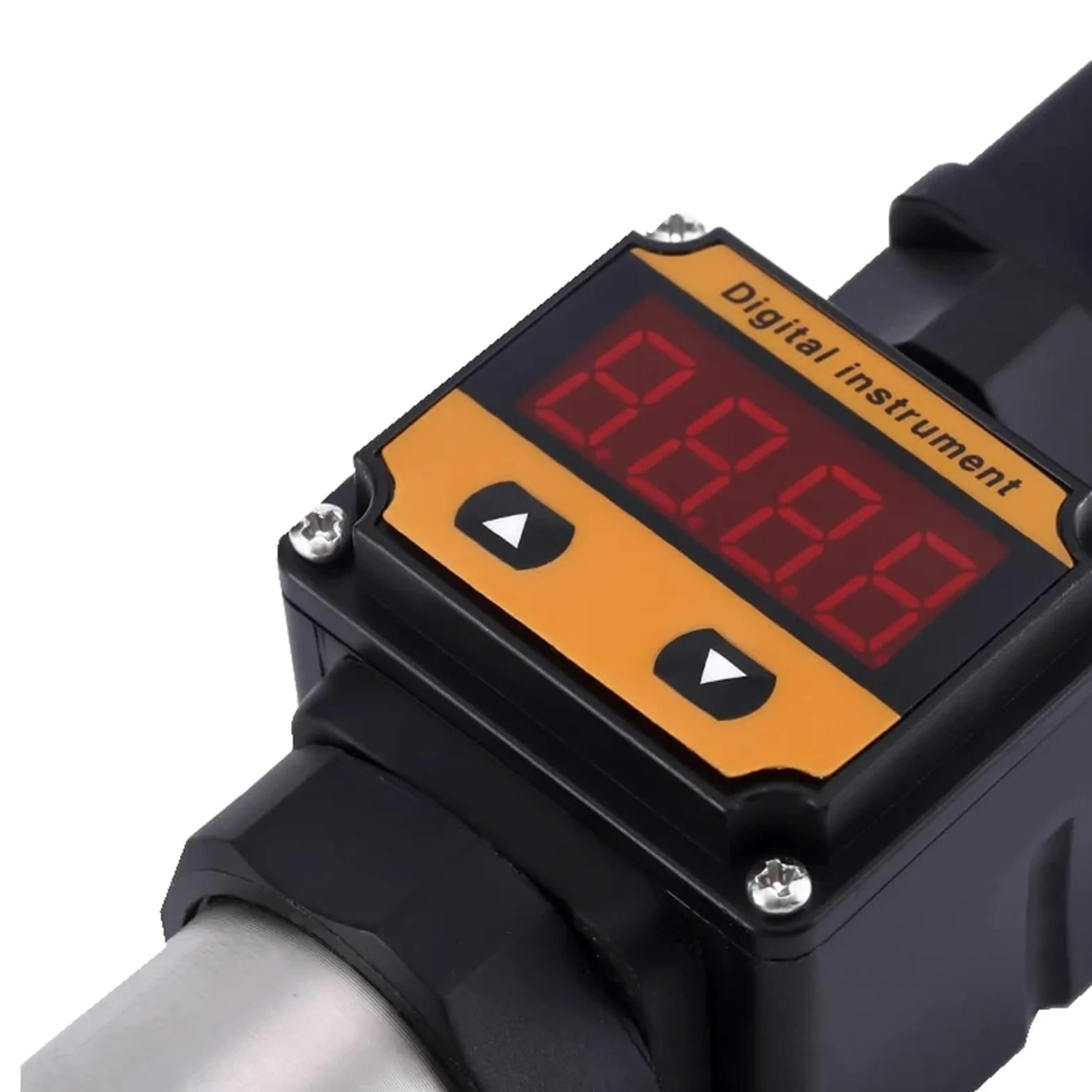 Transductor de presión de aceite, agua, aire y agua de 4-20 mA con pantalla LED, transmisor de presión absoluta de silicio por difusión de 0-1000 bar(0-4Mpa)
