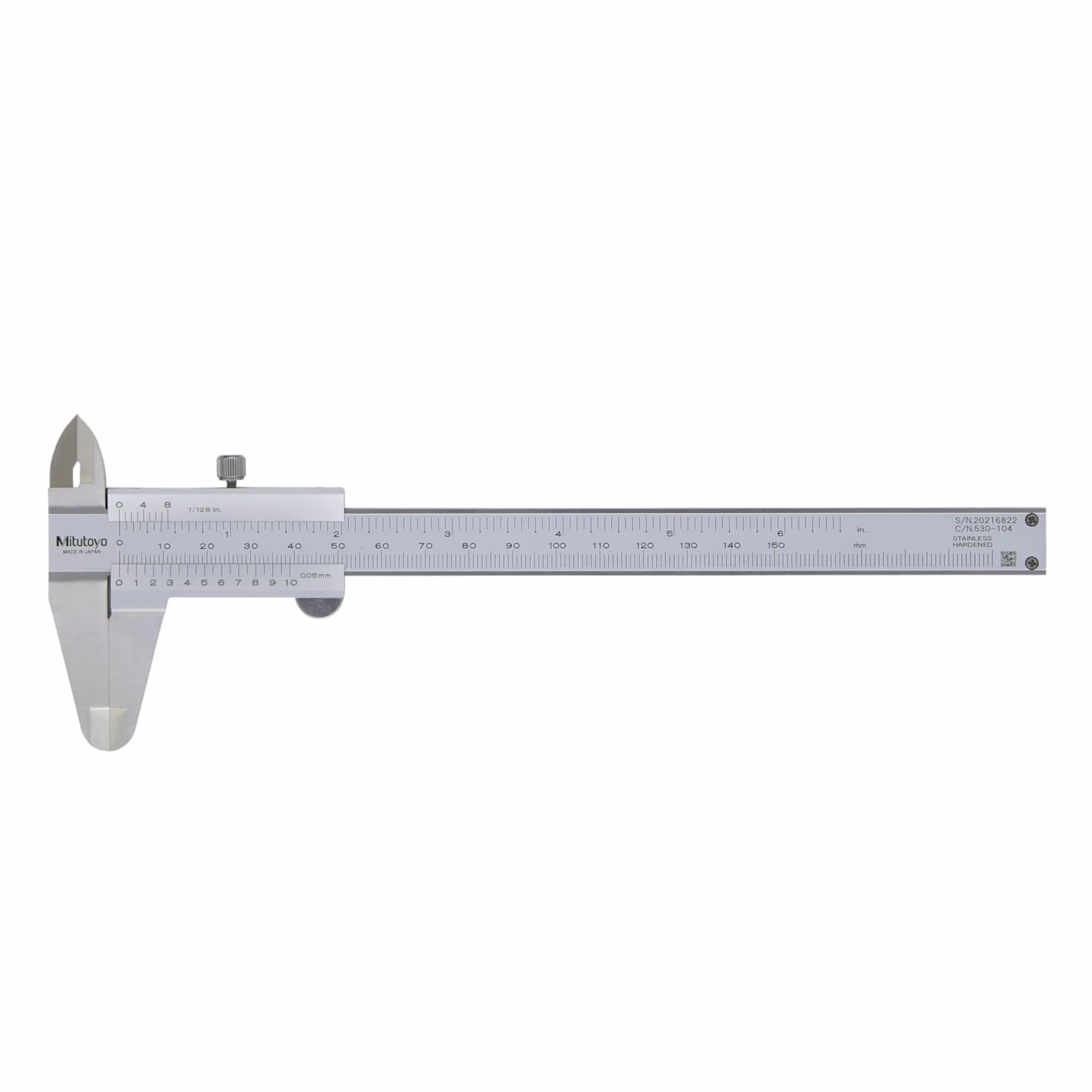 Mitutoyo 530-101 Calibre de precisión DIN 862 0-150 mm 0,05 mm mecánico medidor de profundidad