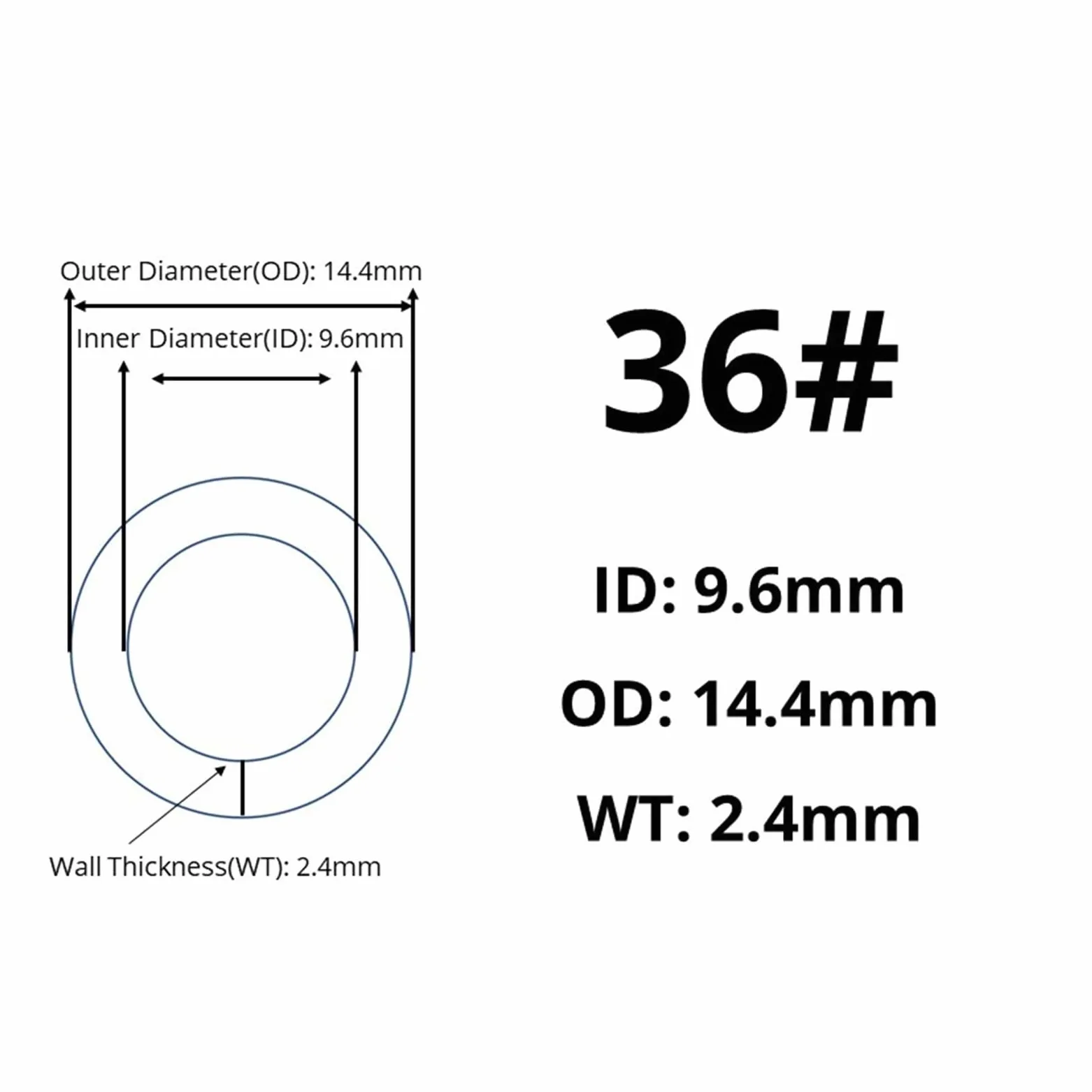 Tubo de bomba peristáltica resistente a altas temperaturas CAF60 - Manguera silicona flexible(36)