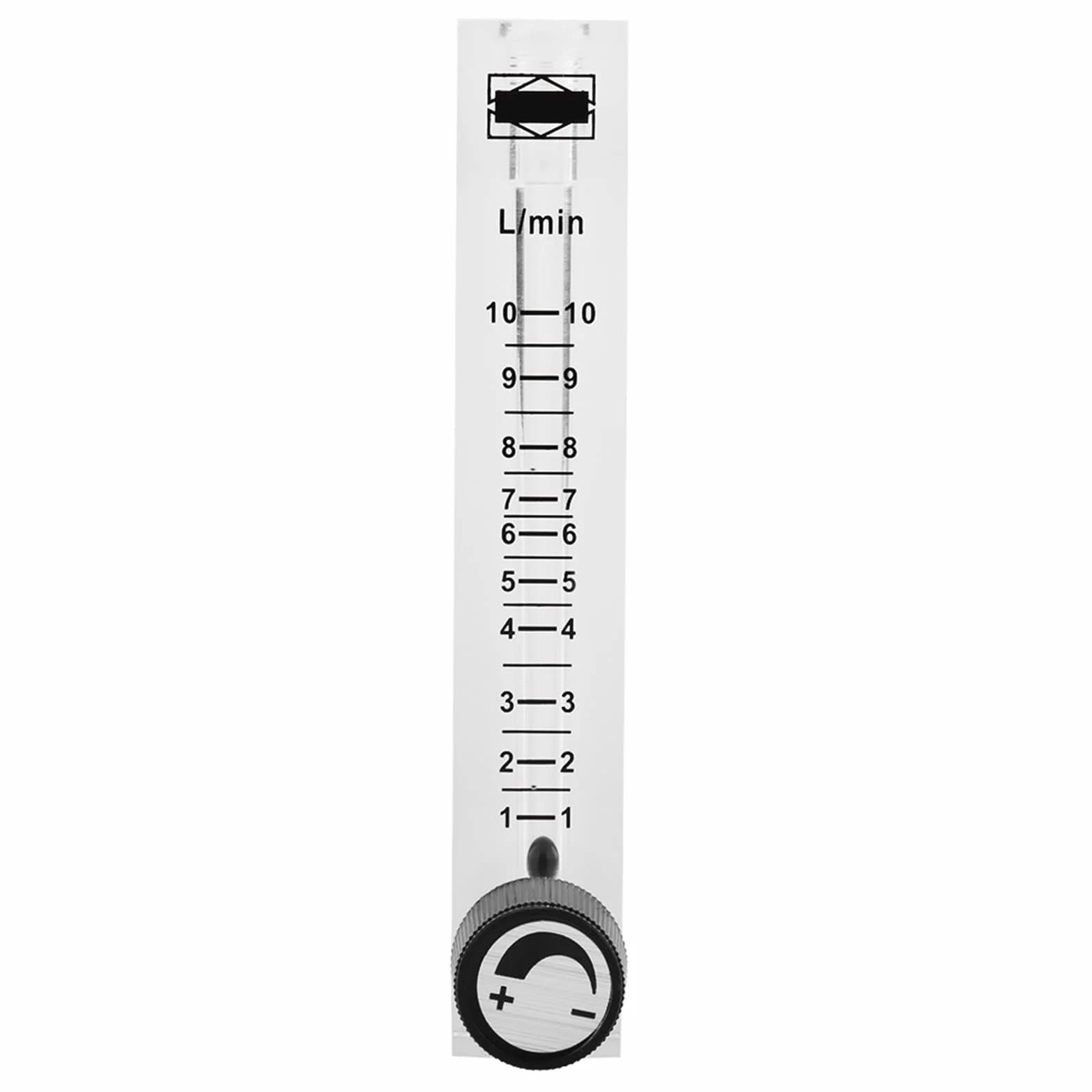 Joyzan Medidor de Flujo Gas LZQ-7 1-10 LPM Ajustable Caudalimetro Aire Acrílico Manguera 8mm Oxígeno Alta Precisión