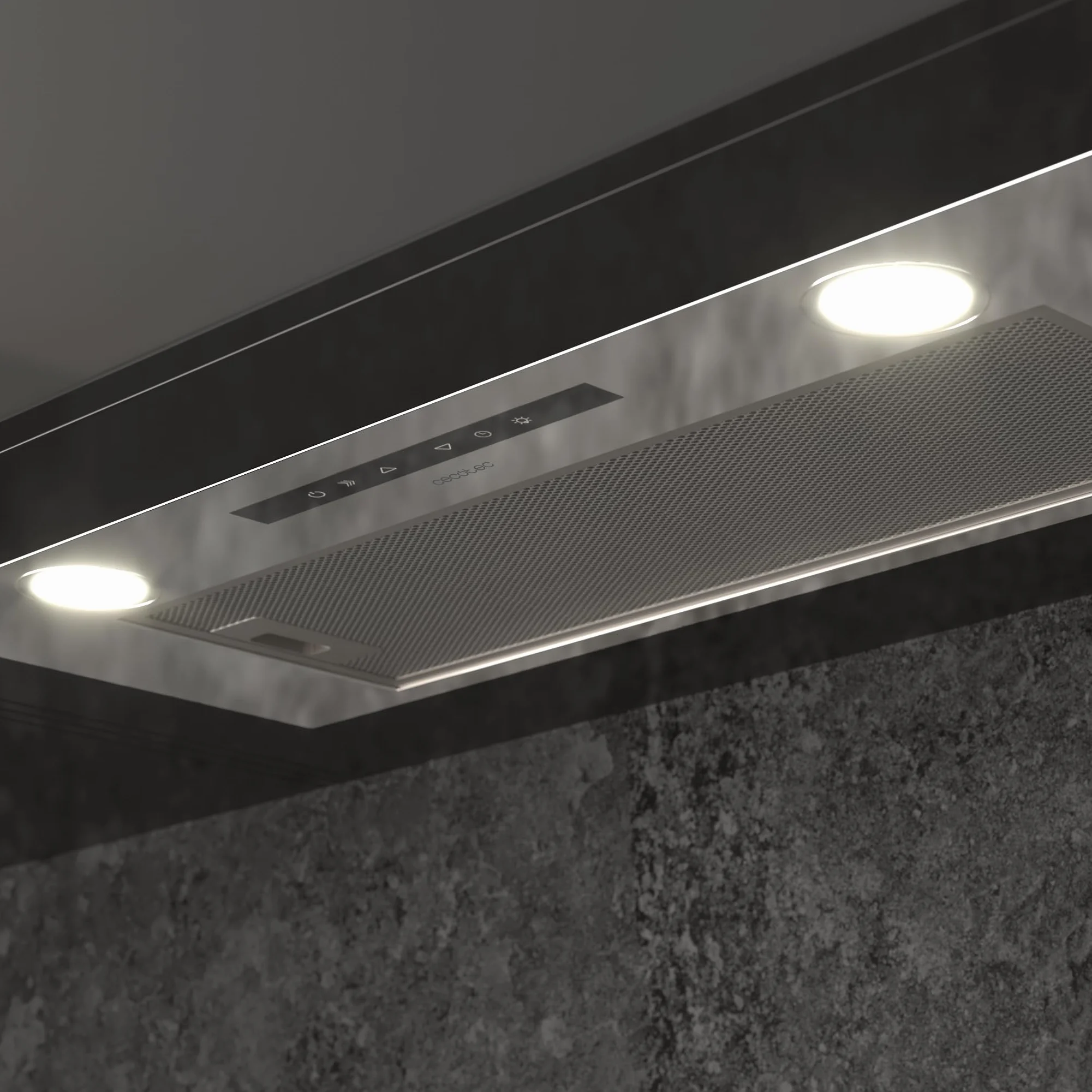 Cecotec Campana Integrable Bolero Flux IT 75cm 550m3/h 70W Inox A++