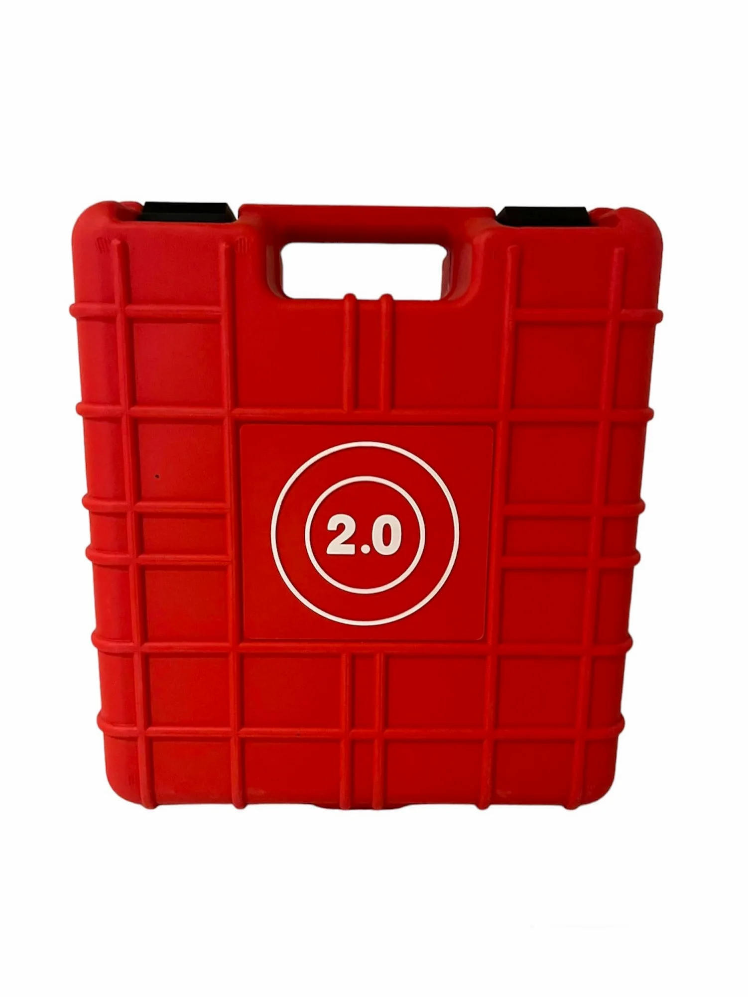 Ventosa eléctrica con manómetro Ø20 cm 140 kg (roja) – Succión automática con control de vacío, con maletín – Outillage Carreleur 2.0