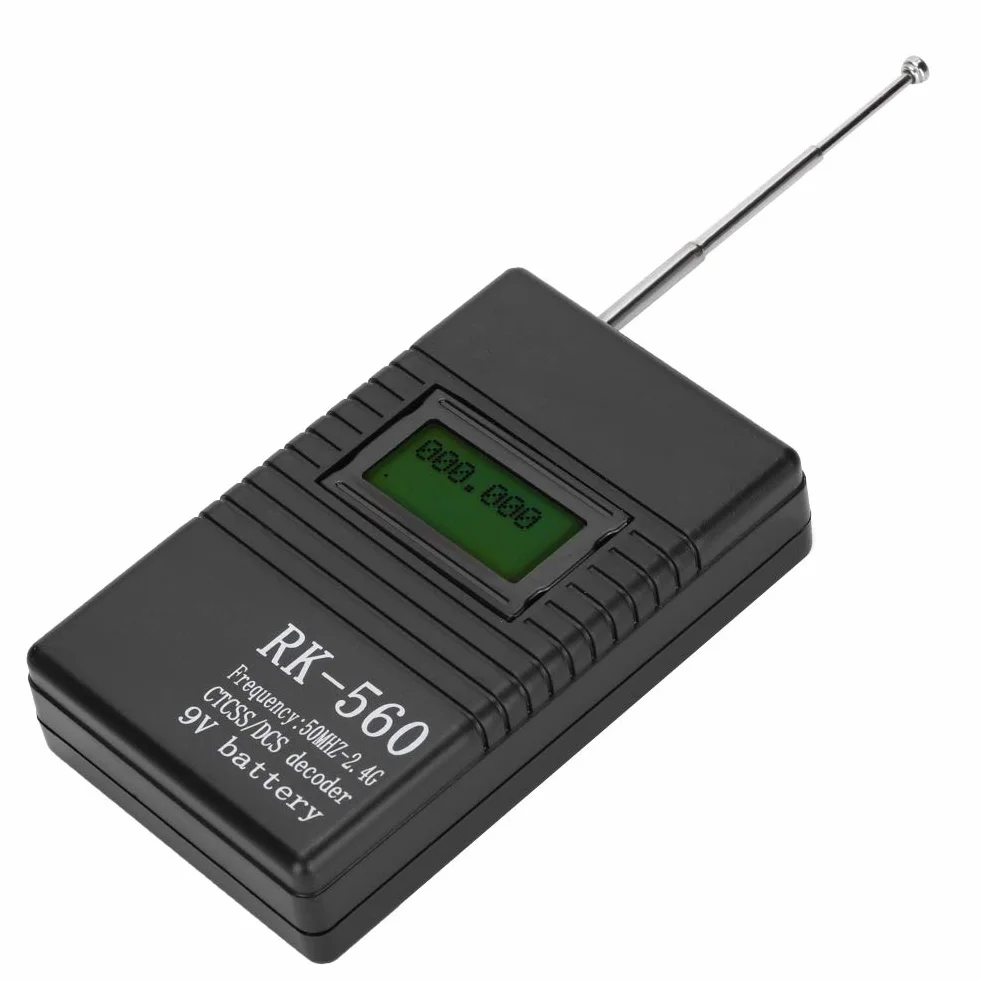 Acouto Precise RK560 Contador de frecuencia portátil 50MHz-2.4GHz Prueba de radiofrecuencia