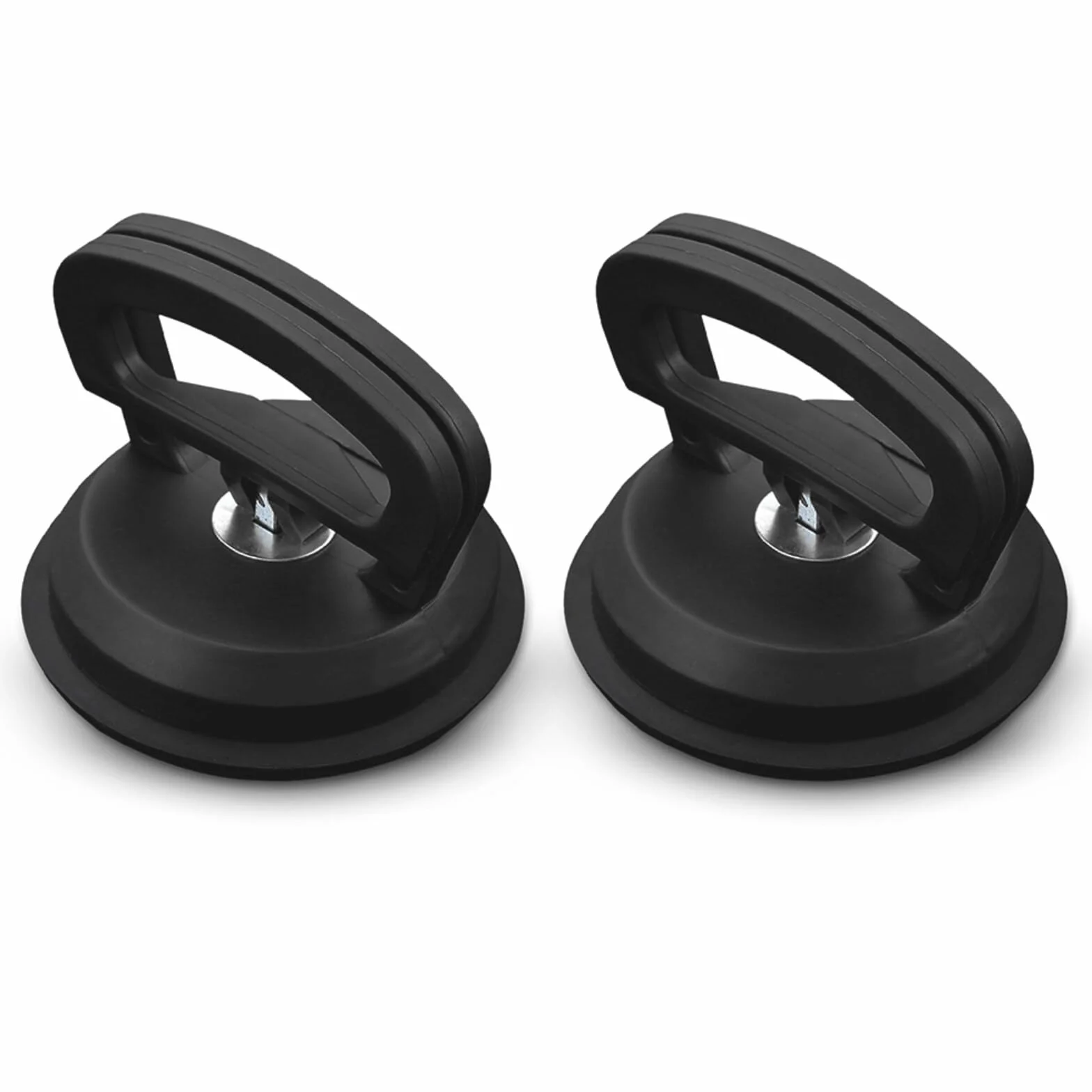Ventosas para Cristales Mango 55kg 11.8cm Negro