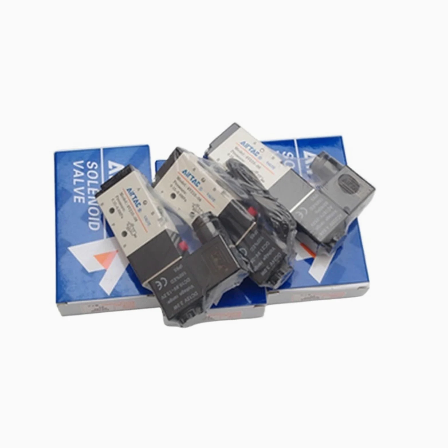 Válvula solenoide neumática 4V110/4V210/4V310/4V410 Válvula de inversión Válvula de Control de Aire(4V110-06,1.5 Inch)