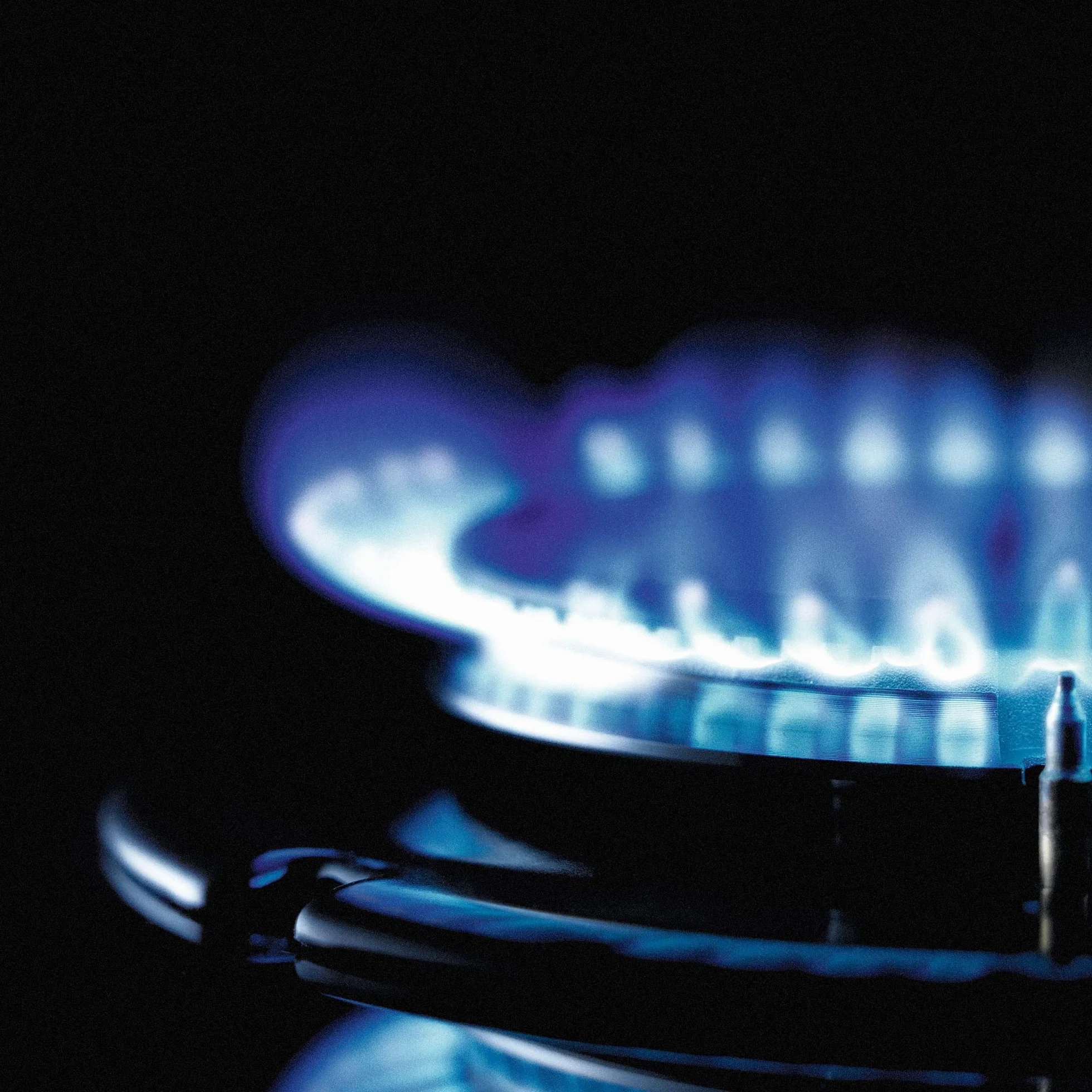 Cata Placa Cristal Gas CIB 6021 BK 3 Fuegos 59 cm Encimera Gas Butano Cristal Negro